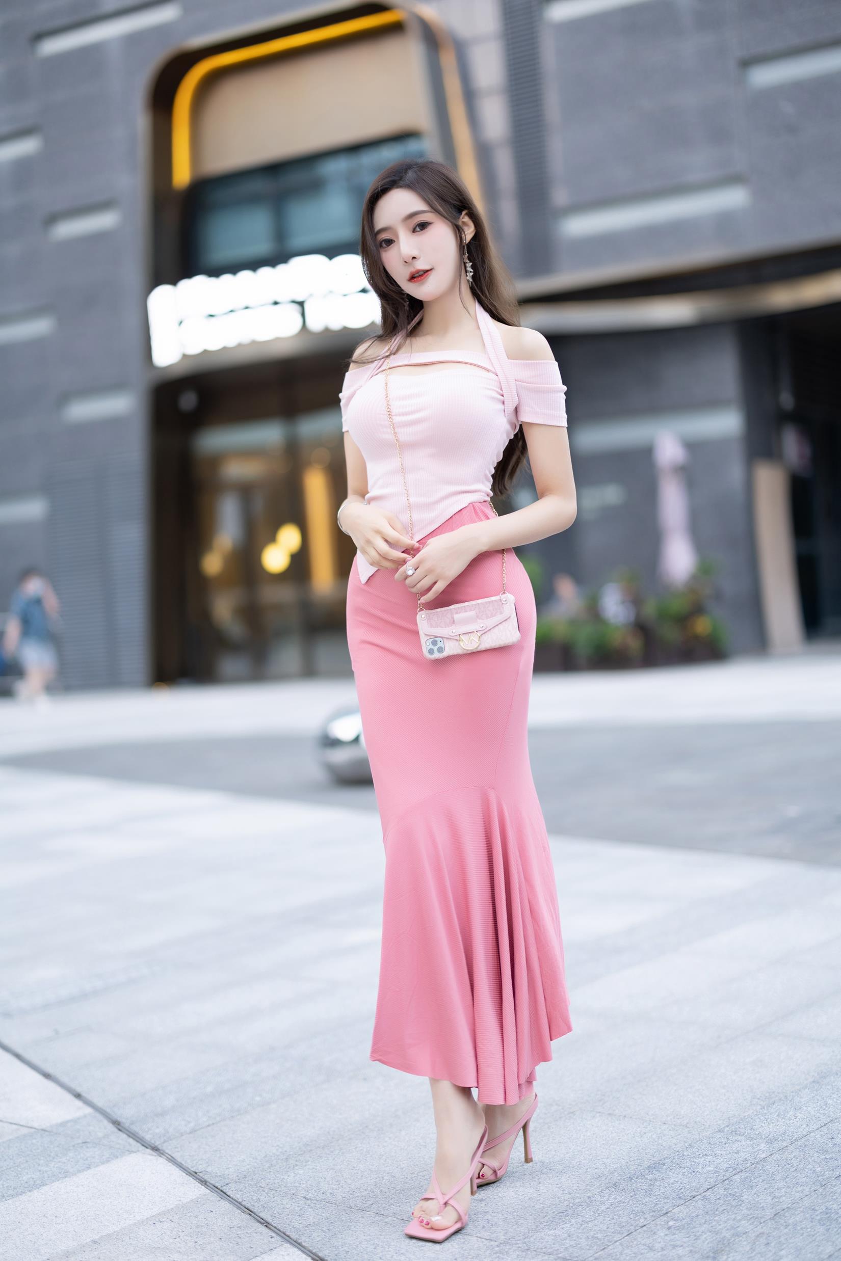 图片[13]-王馨瑶Yanni – 粉色上衣加半身裙配小奶牛[28P] – 速更版-美库