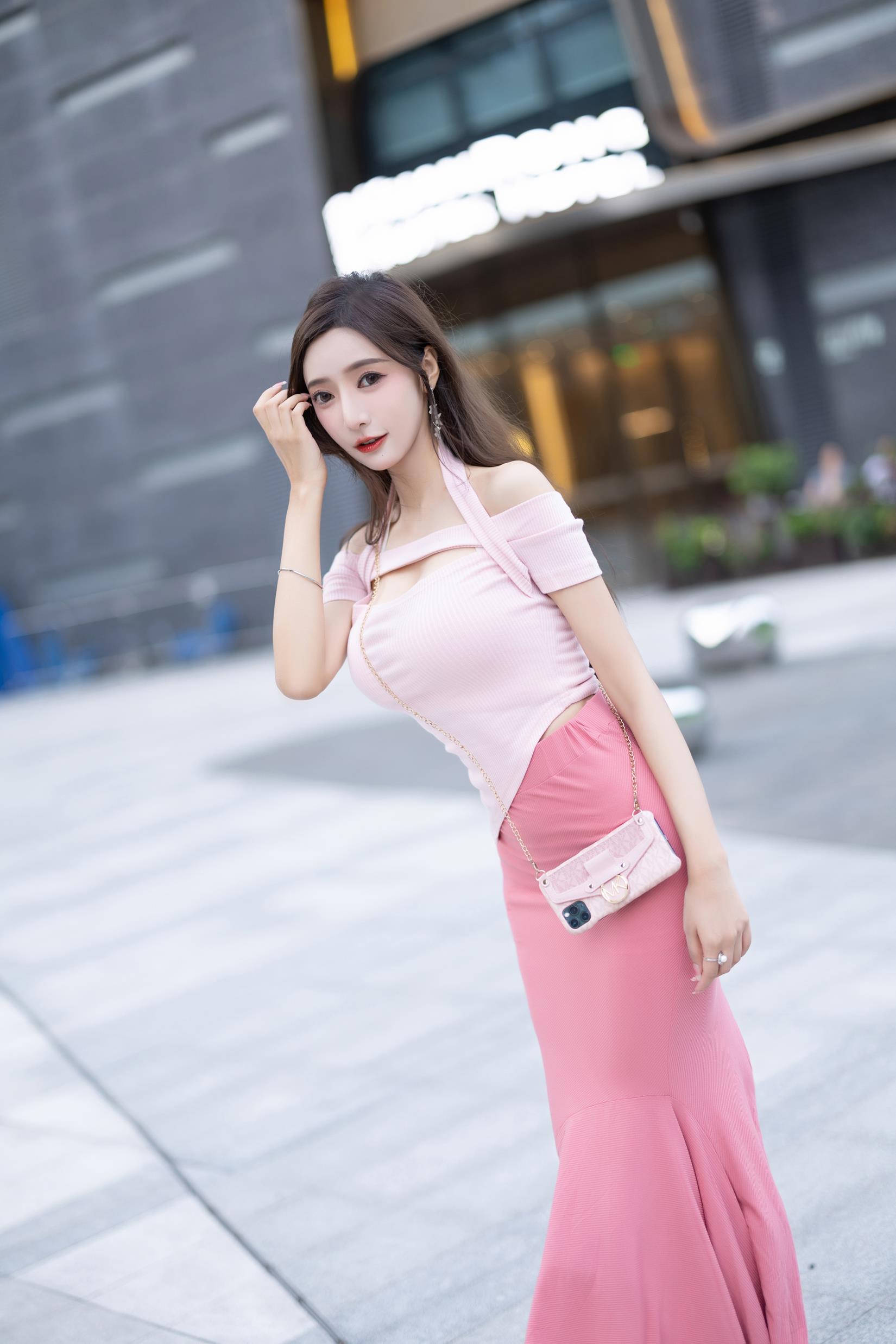 图片[15]-王馨瑶Yanni – 粉色上衣加半身裙配小奶牛[28P] – 速更版-美库