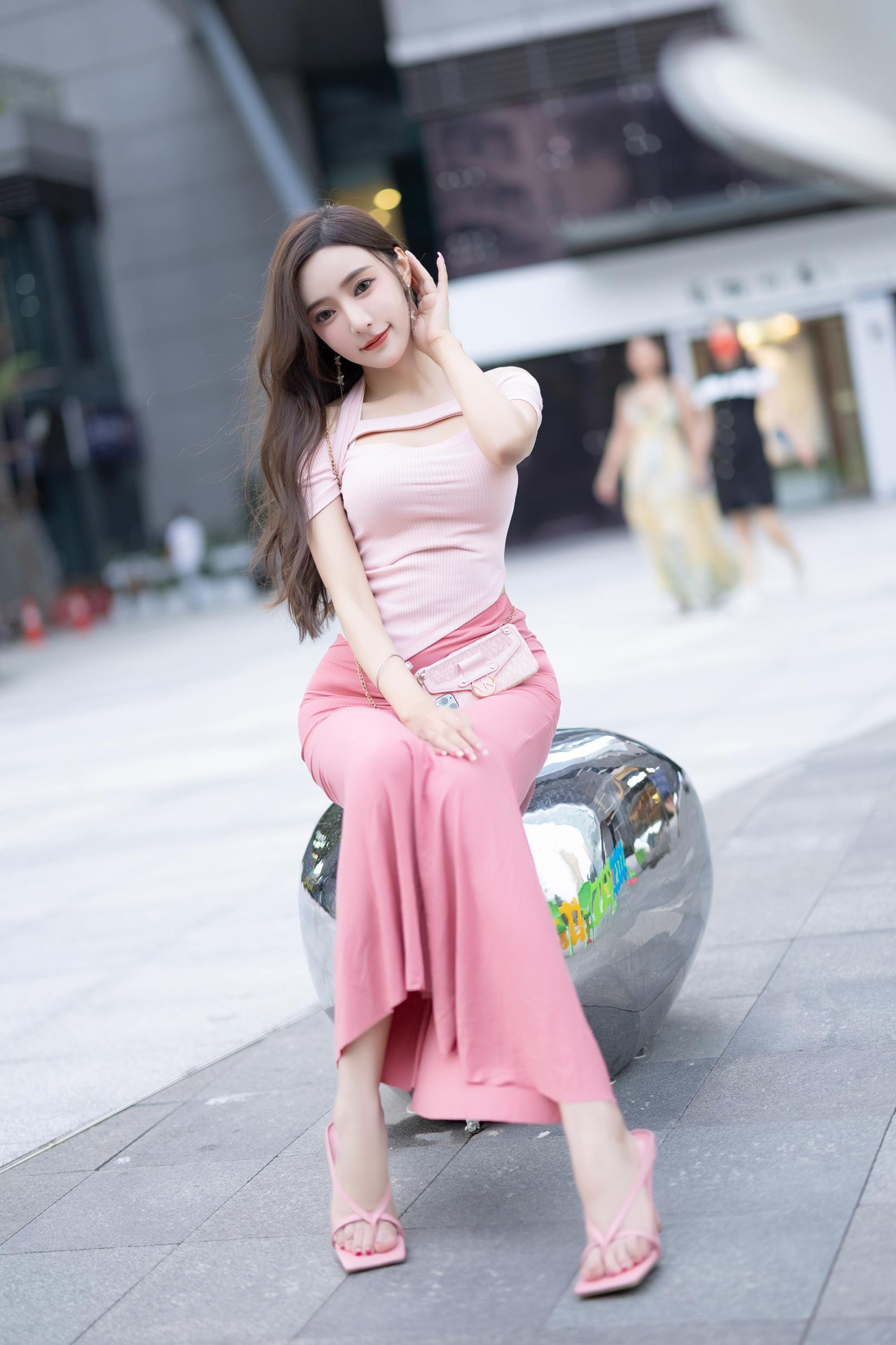 图片[24]-王馨瑶Yanni – 粉色上衣加半身裙配小奶牛[28P] – 速更版-美库