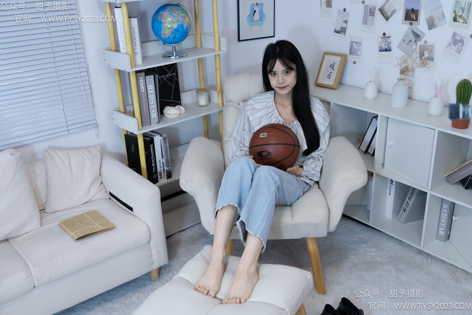 图片[82]-甜予摄影 NO.028 胡桃-皮鞋、白棉袜、裸足[124P] – 速更版-美库