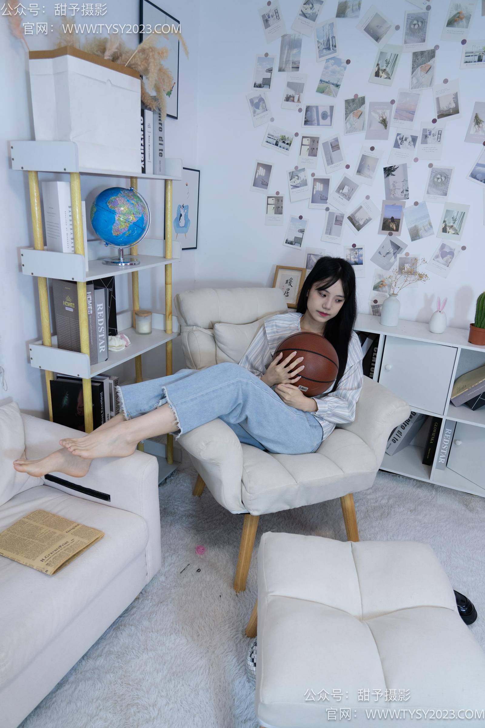 图片[91]-甜予摄影 NO.028 胡桃-皮鞋、白棉袜、裸足[124P] – 速更版-美库