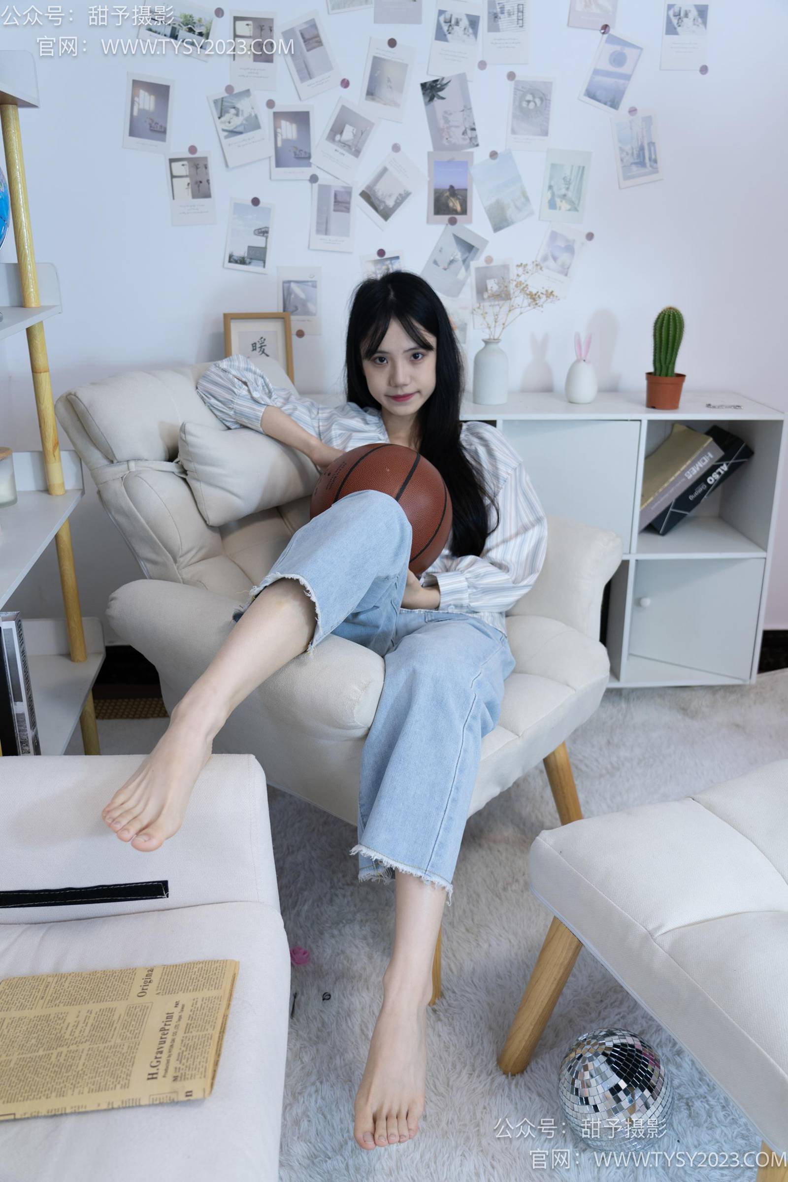 图片[108]-甜予摄影 NO.028 胡桃-皮鞋、白棉袜、裸足[124P] – 速更版-美库