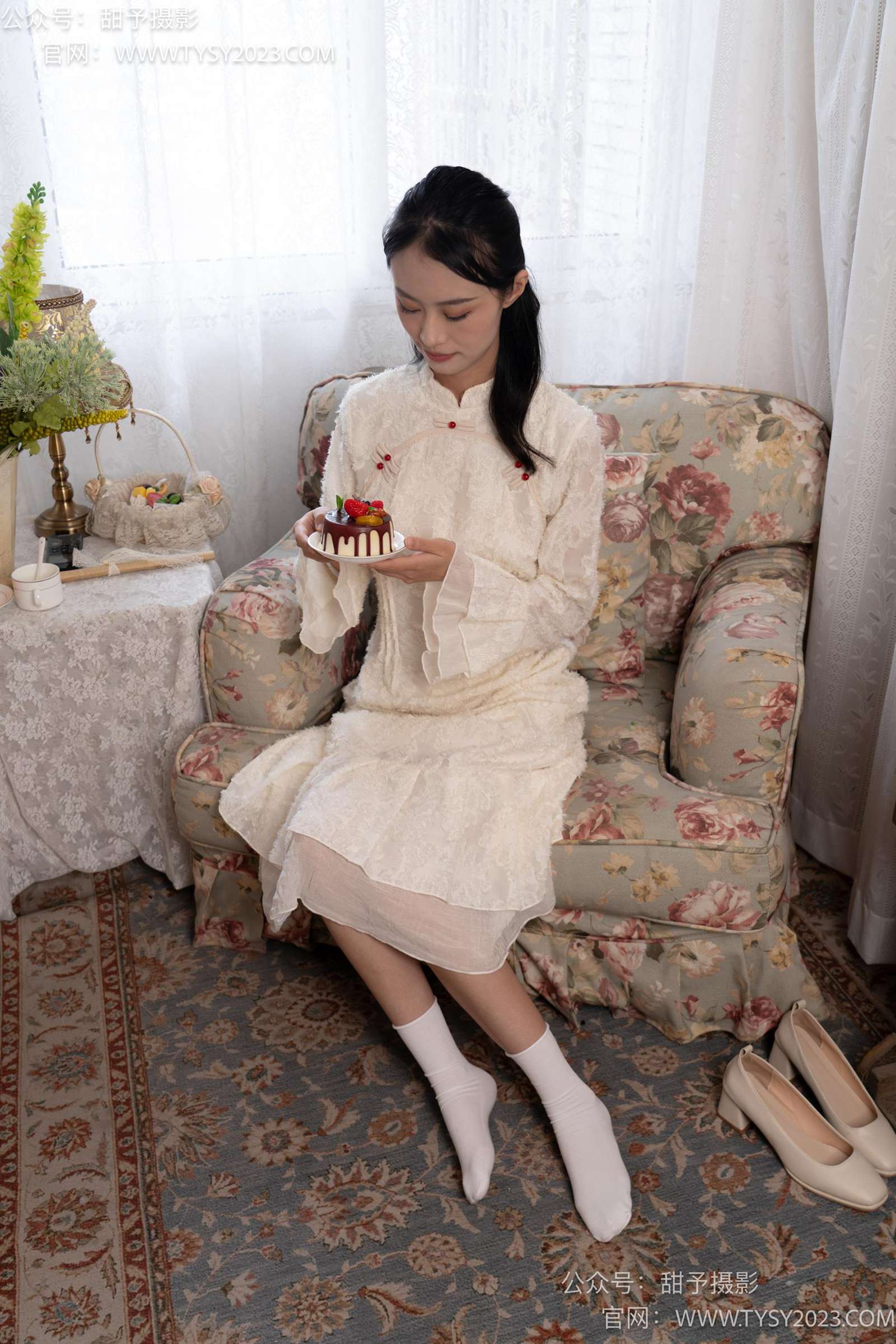 图片[36]-甜予摄影 NO.029 肉肉-高跟鞋、白棉袜、裸足[127P] – 速更版-美库