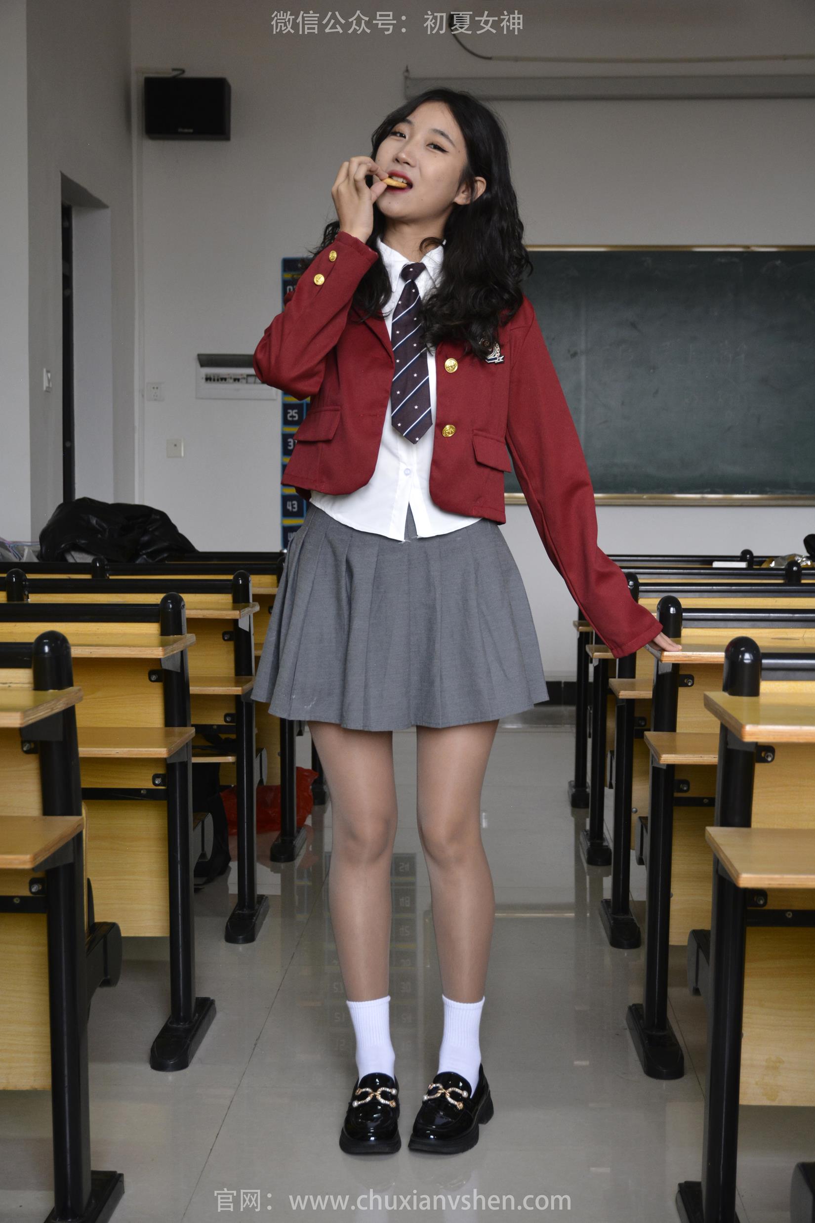 图片[36]-初夏女神 NO.167 点点 校园气息[140P] – 速更版-美库