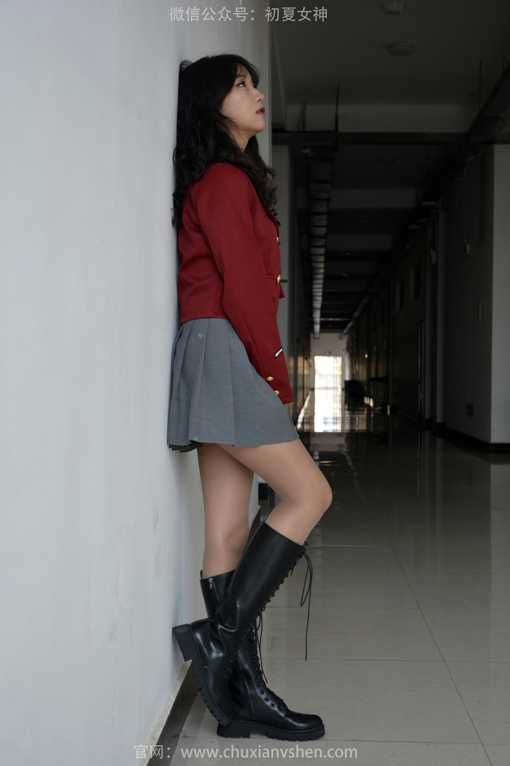 图片[116]-初夏女神 NO.167 点点 校园气息[140P] – 速更版-美库