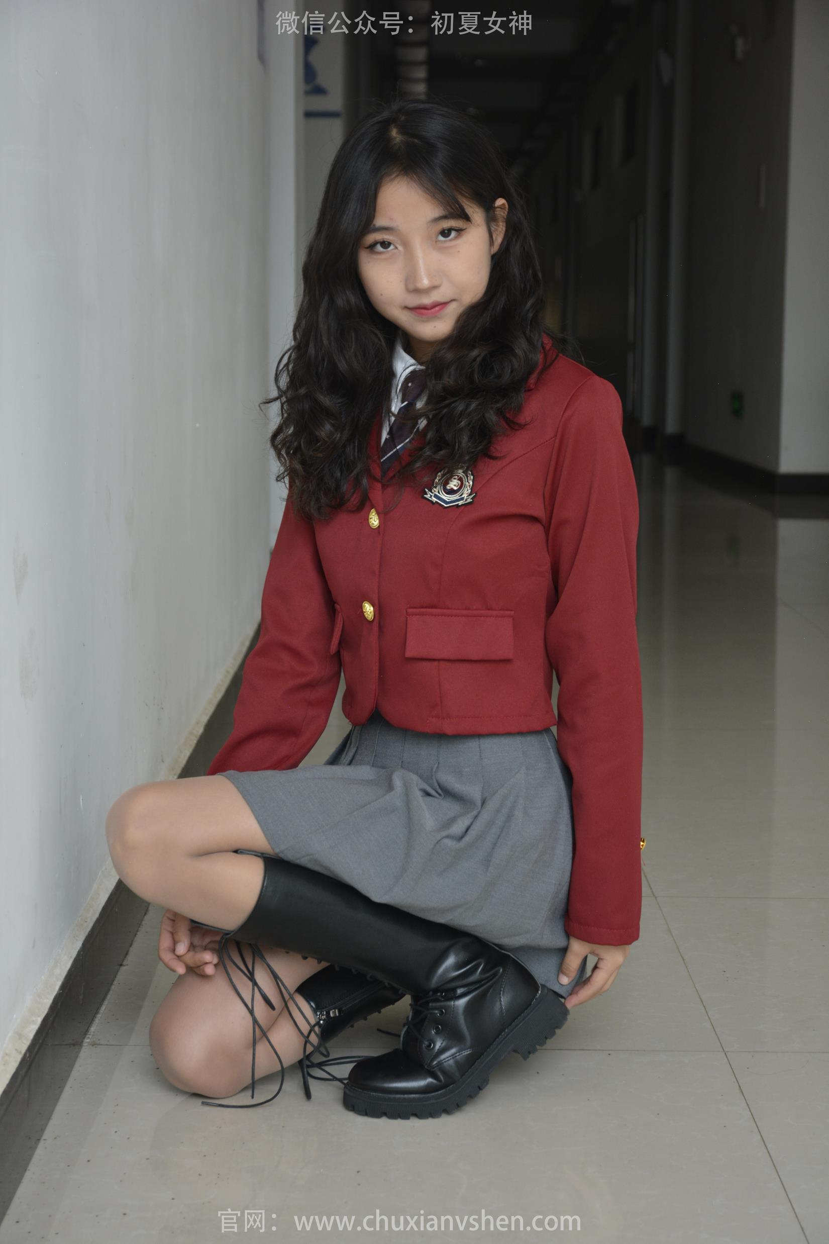 图片[120]-初夏女神 NO.167 点点 校园气息[140P] – 速更版-美库