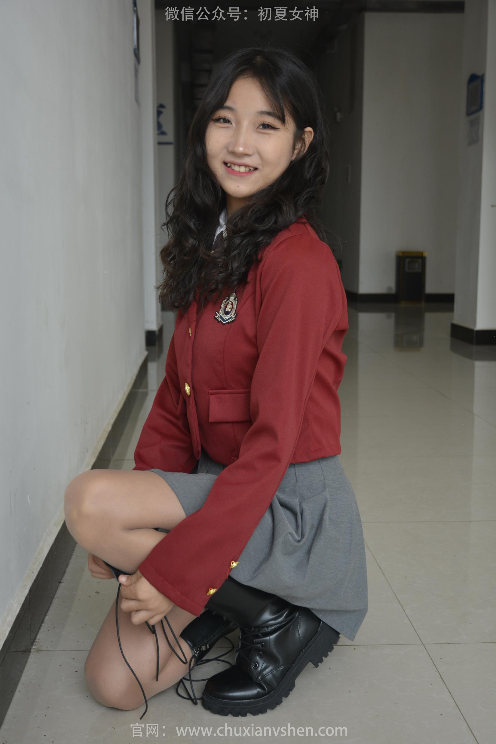 图片[122]-初夏女神 NO.167 点点 校园气息[140P] – 速更版-美库