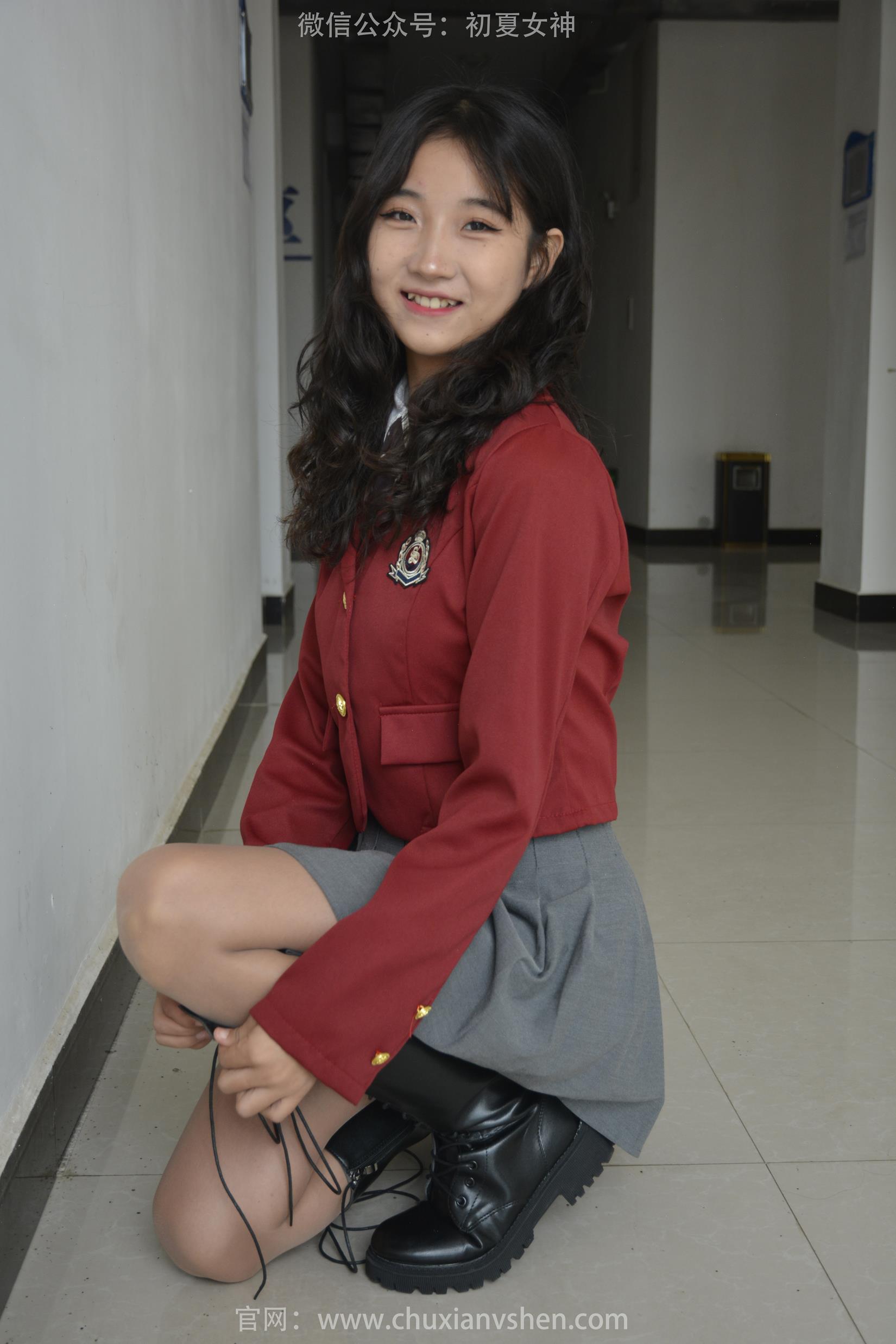 图片[123]-初夏女神 NO.167 点点 校园气息[140P] – 速更版-美库