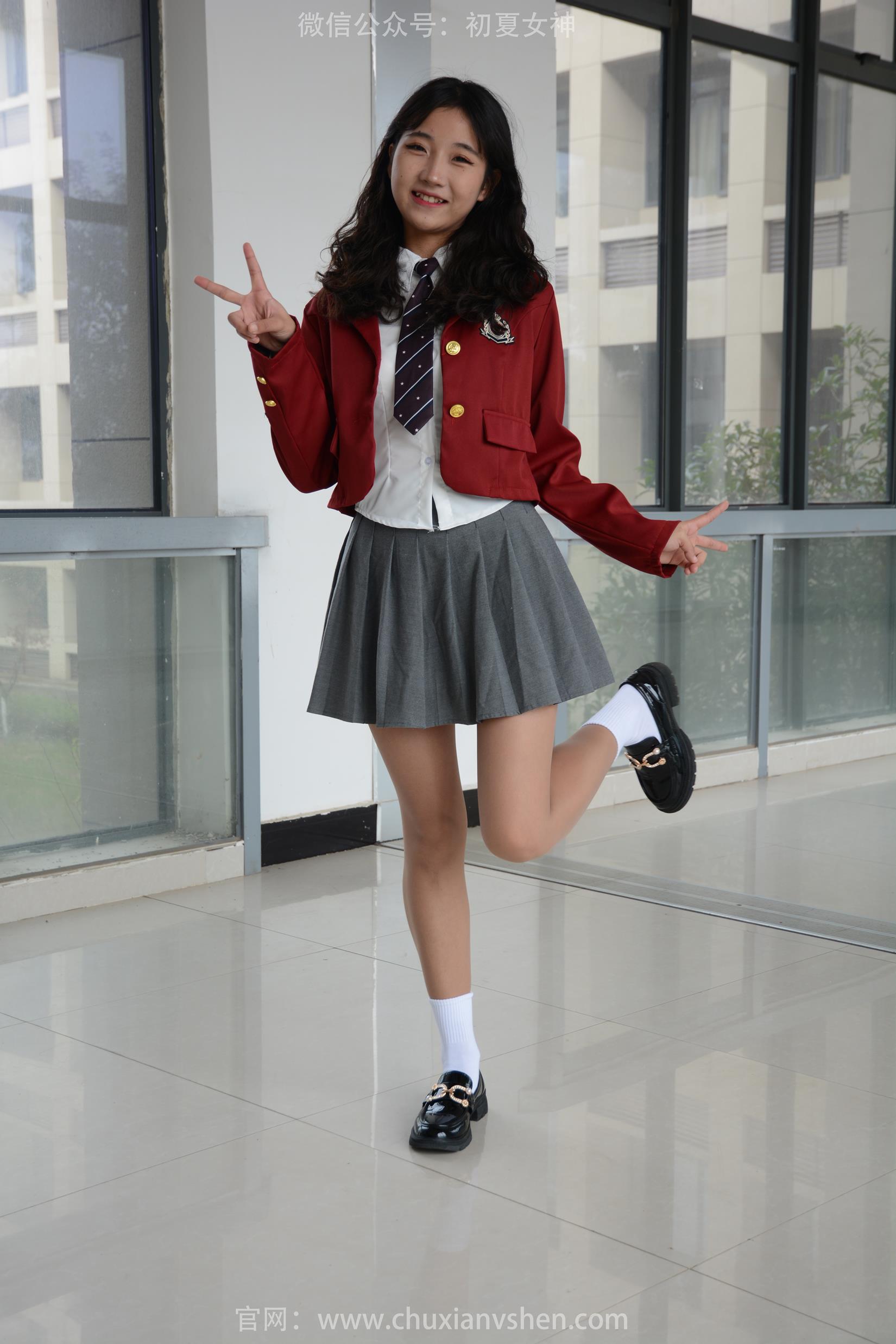 图片[127]-初夏女神 NO.167 点点 校园气息[140P] – 速更版-美库