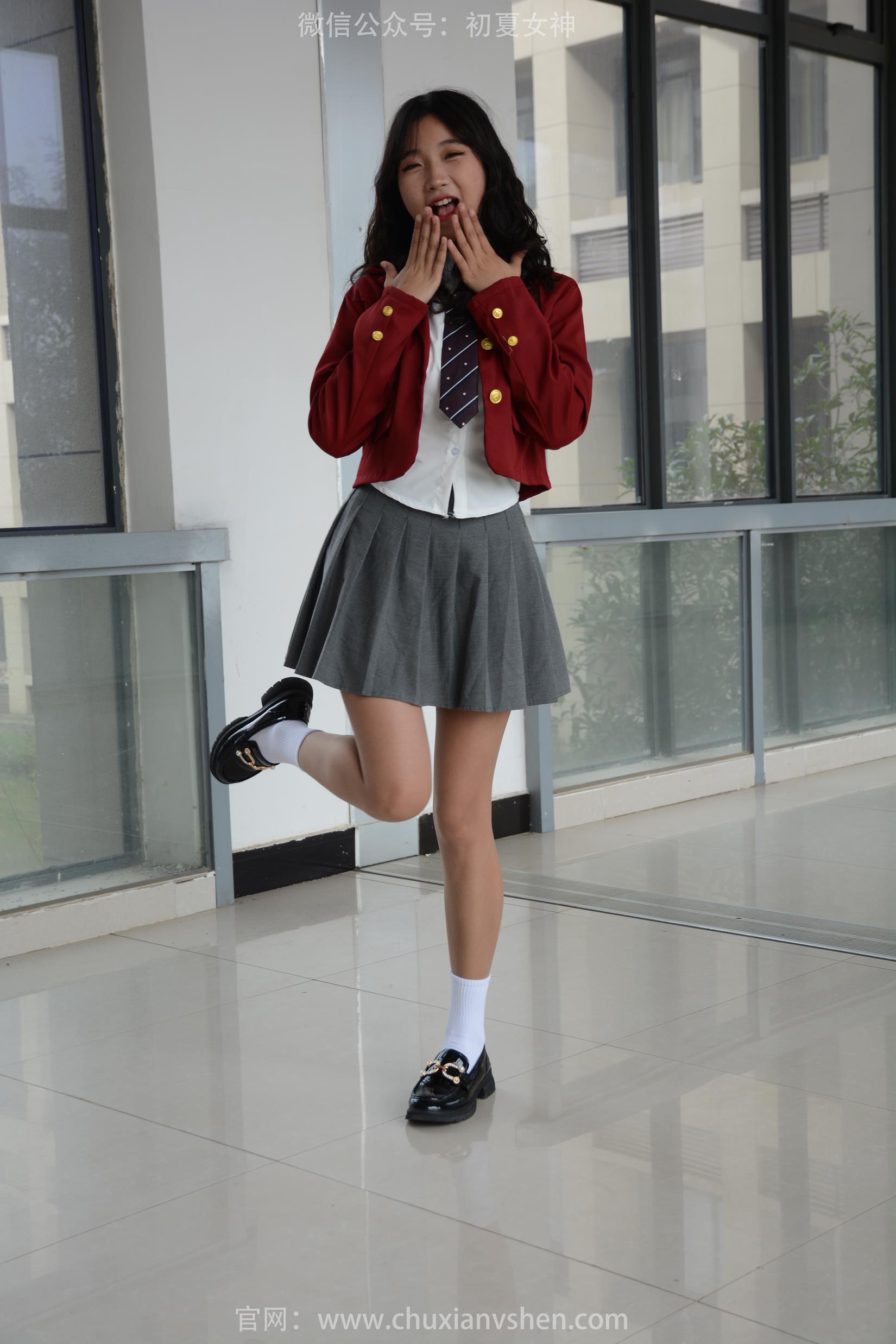 图片[128]-初夏女神 NO.167 点点 校园气息[140P] – 速更版-美库