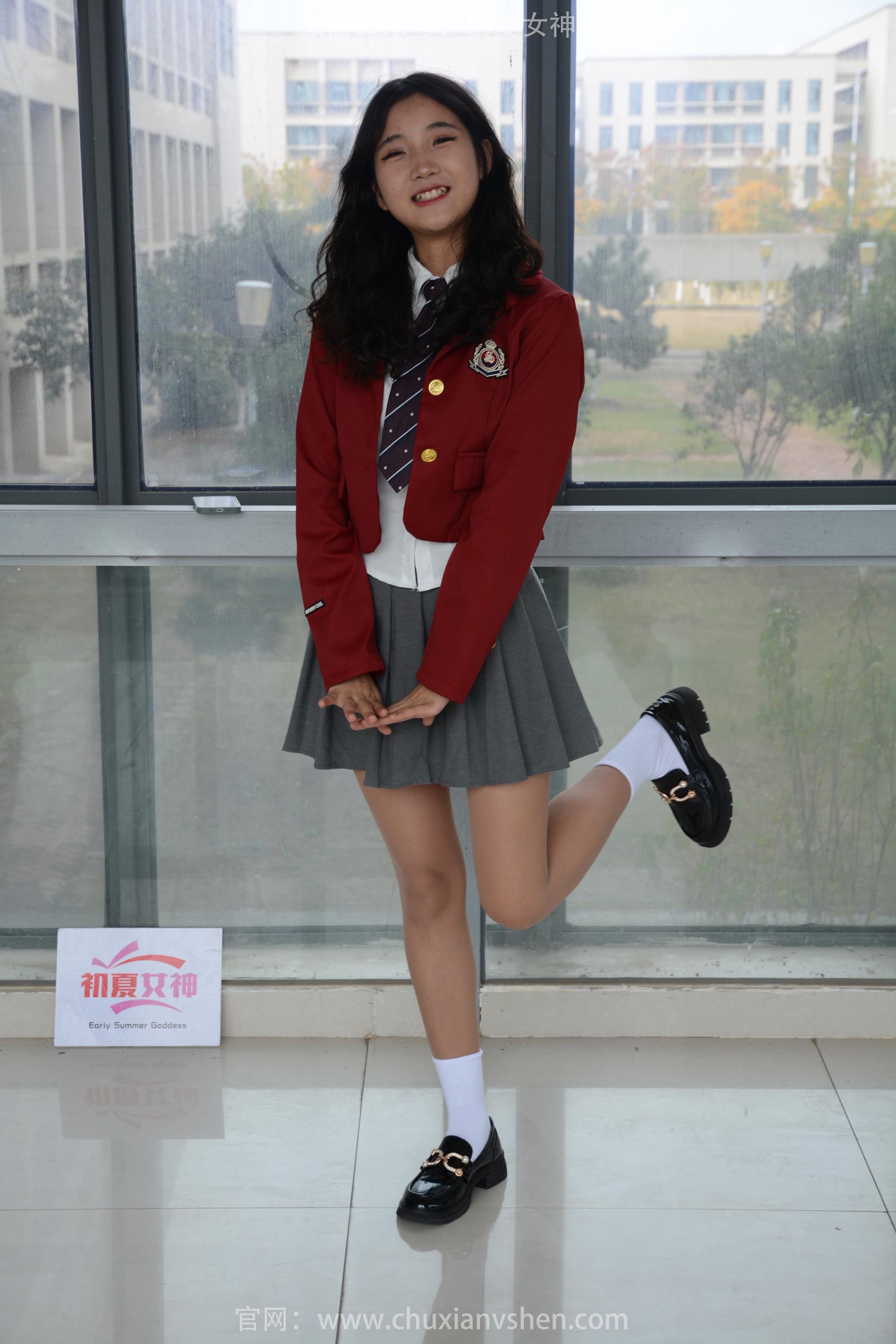 图片[131]-初夏女神 NO.167 点点 校园气息[140P] – 速更版-美库