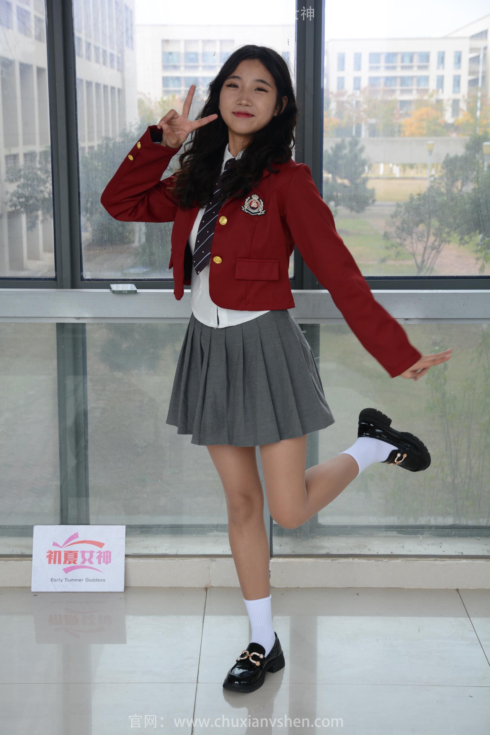 图片[133]-初夏女神 NO.167 点点 校园气息[140P] – 速更版-美库