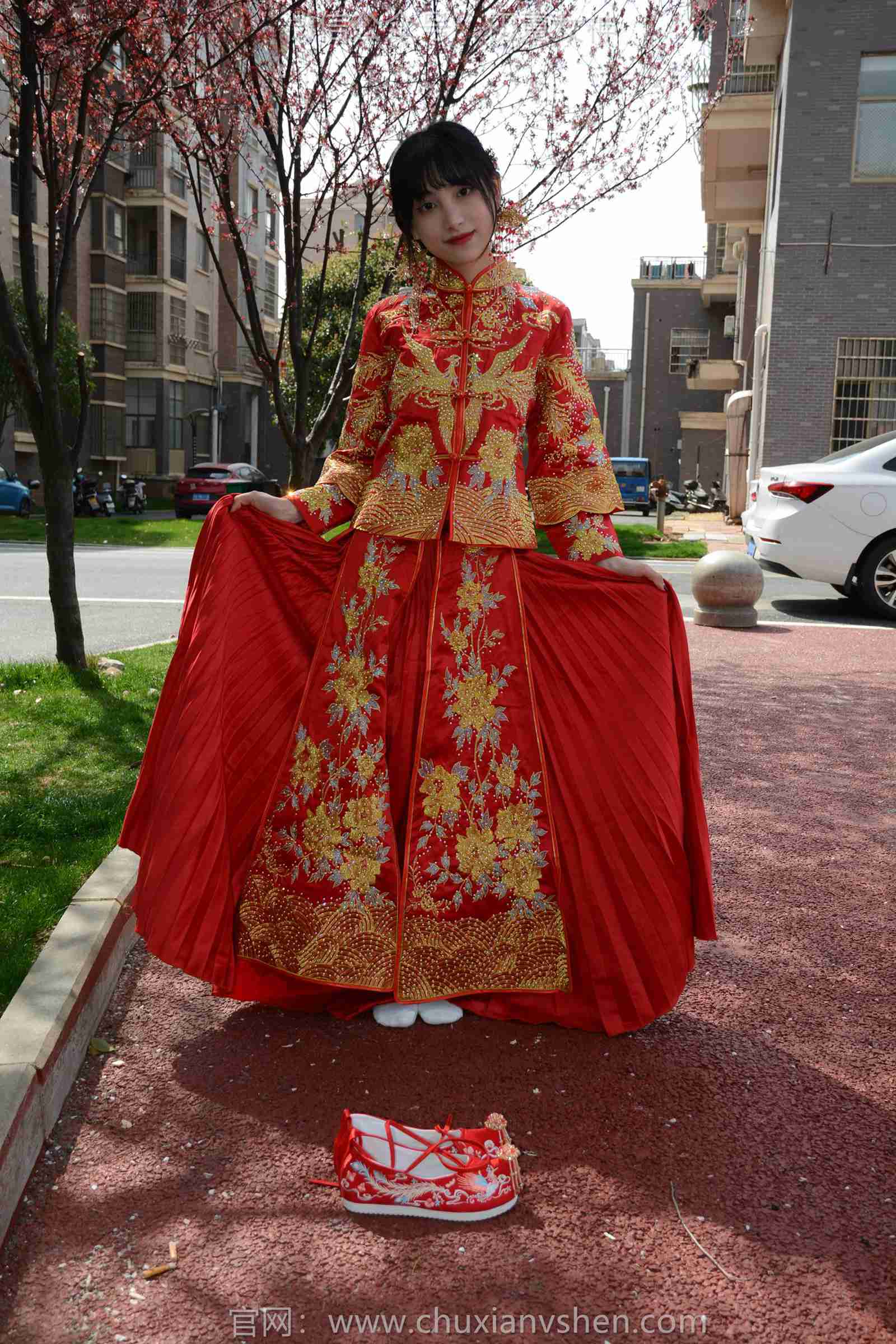 图片[12]-初夏女神 NO.169 柒柒 最美新娘[140P] – 速更版-美库