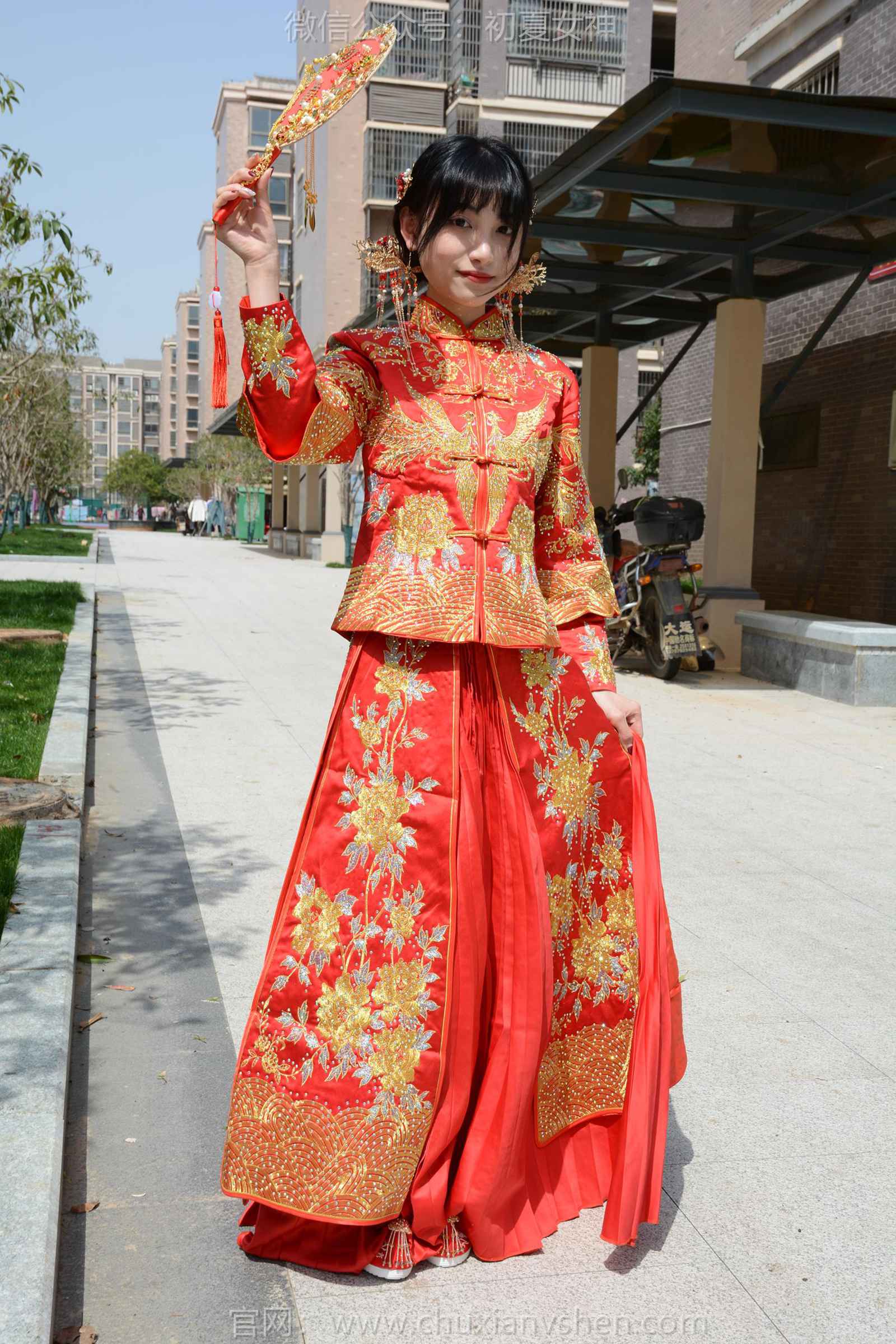 图片[13]-初夏女神 NO.169 柒柒 最美新娘[140P] – 速更版-美库