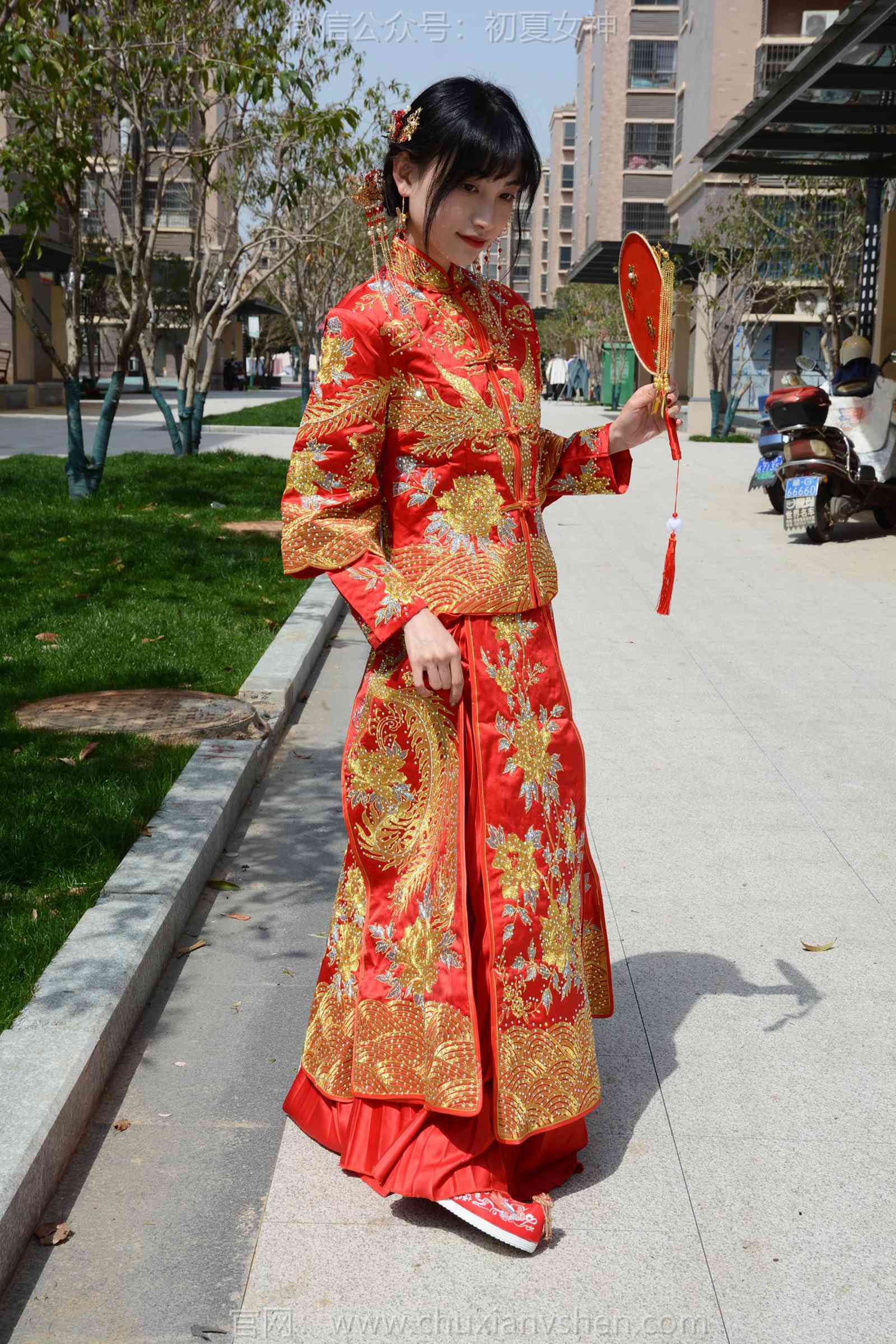 图片[14]-初夏女神 NO.169 柒柒 最美新娘[140P] – 速更版-美库