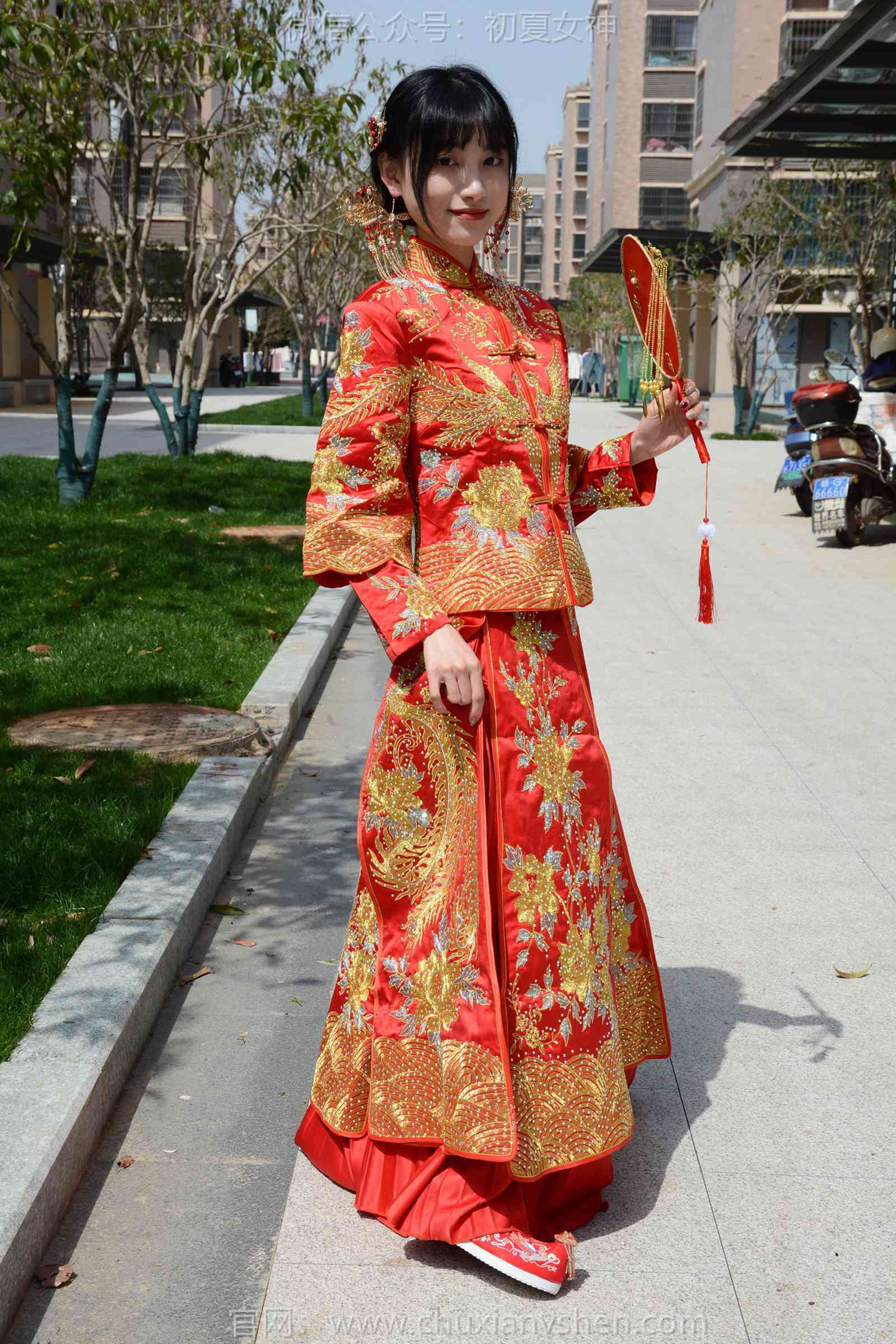 图片[15]-初夏女神 NO.169 柒柒 最美新娘[140P] – 速更版-美库