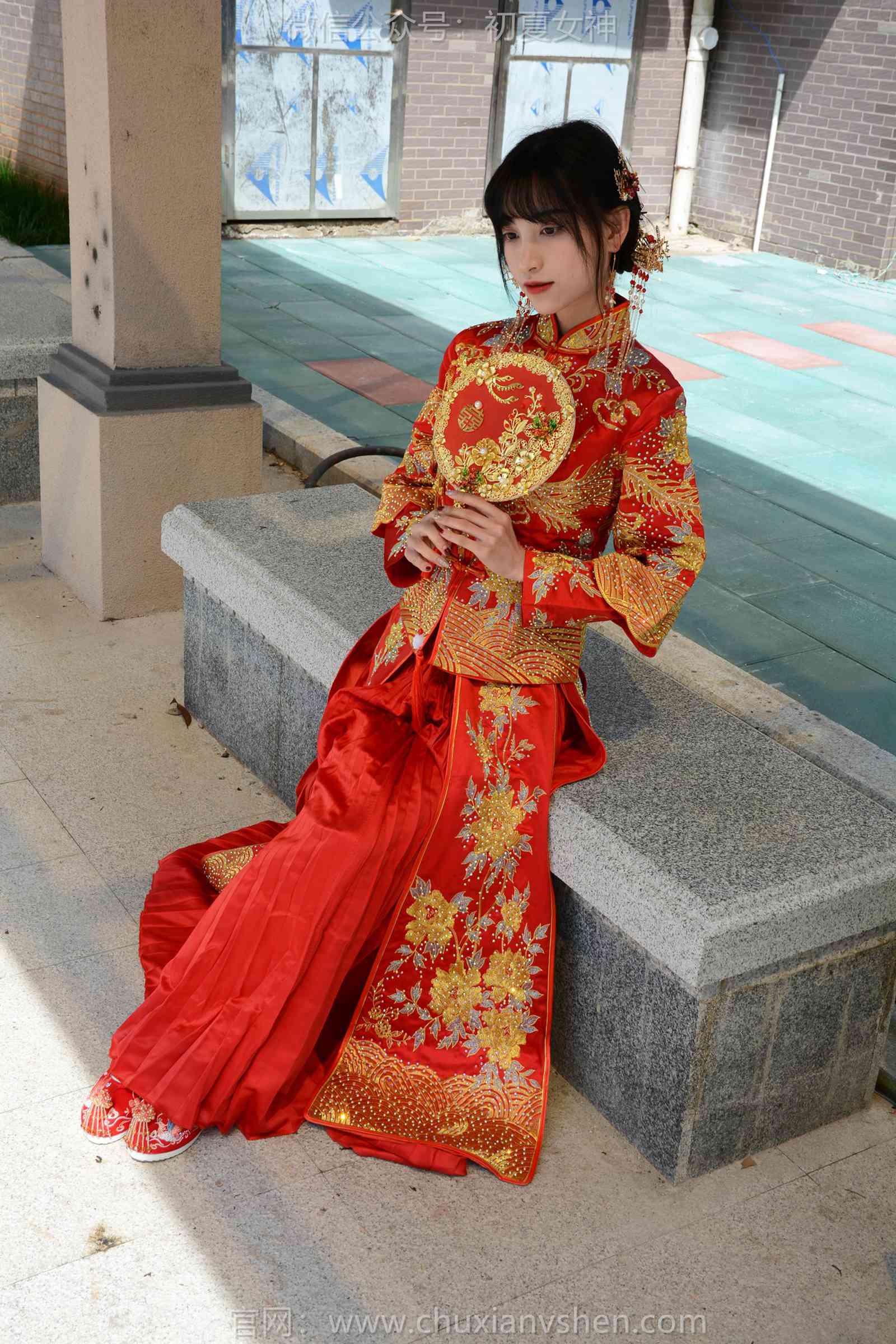 图片[20]-初夏女神 NO.169 柒柒 最美新娘[140P] – 速更版-美库