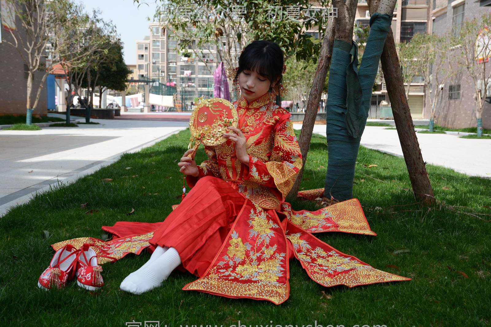 图片[53]-初夏女神 NO.169 柒柒 最美新娘[140P] – 速更版-美库