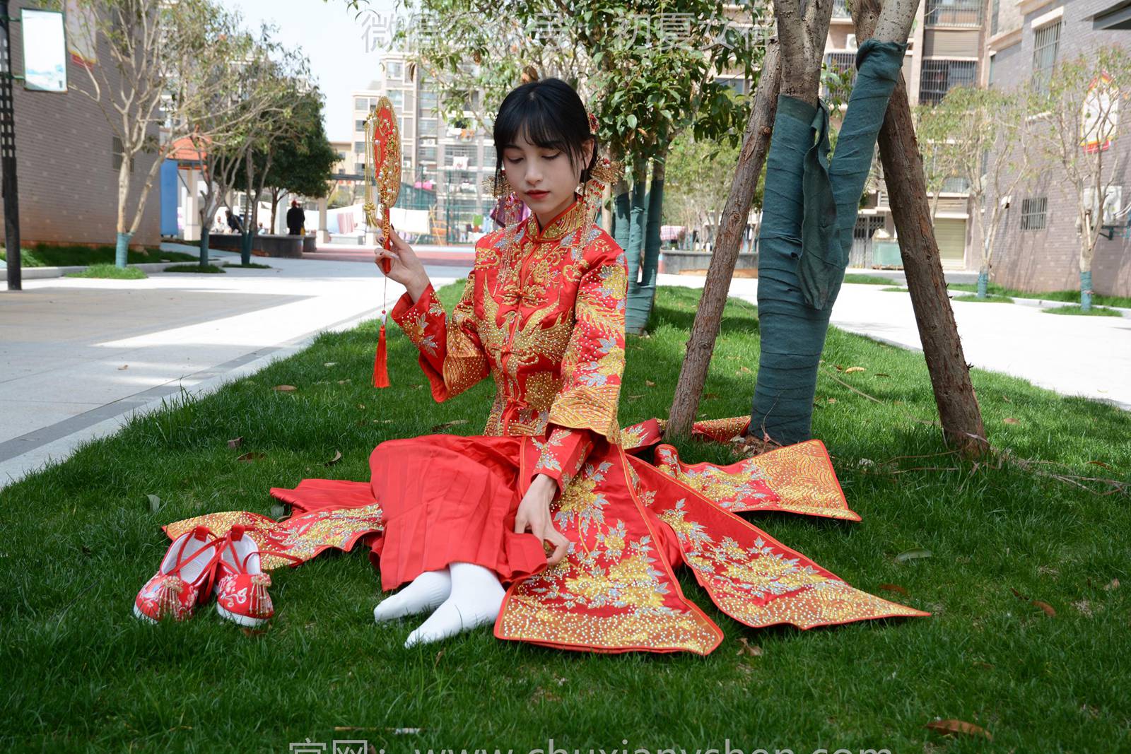 图片[54]-初夏女神 NO.169 柒柒 最美新娘[140P] – 速更版-美库