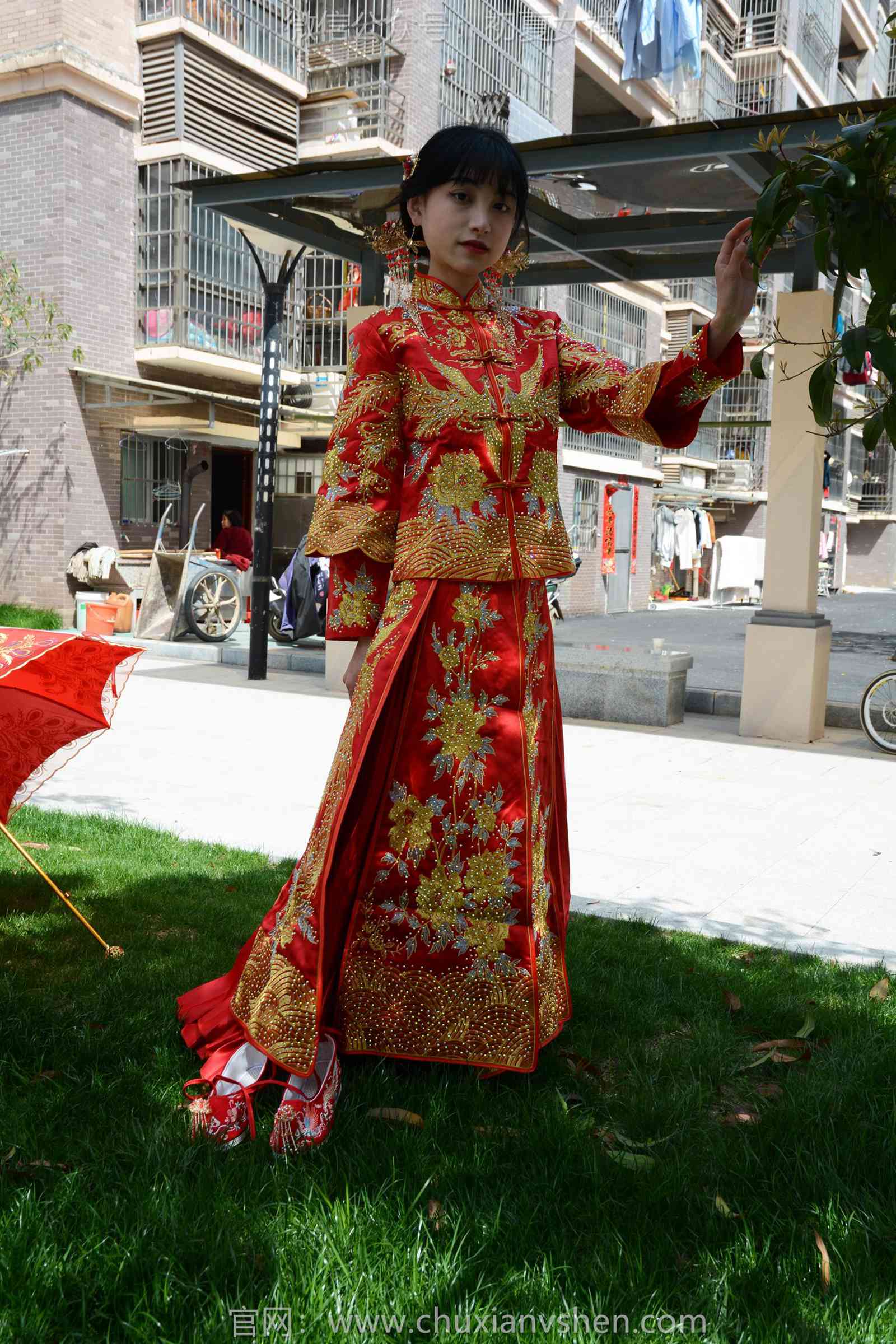 图片[83]-初夏女神 NO.169 柒柒 最美新娘[140P] – 速更版-美库