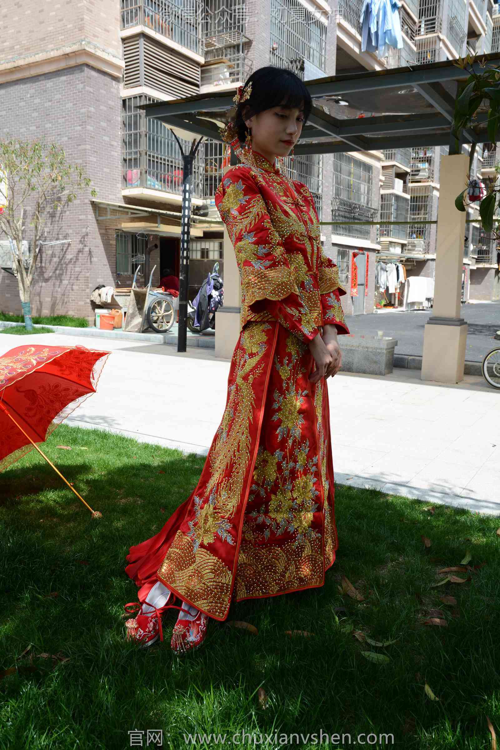 图片[84]-初夏女神 NO.169 柒柒 最美新娘[140P] – 速更版-美库