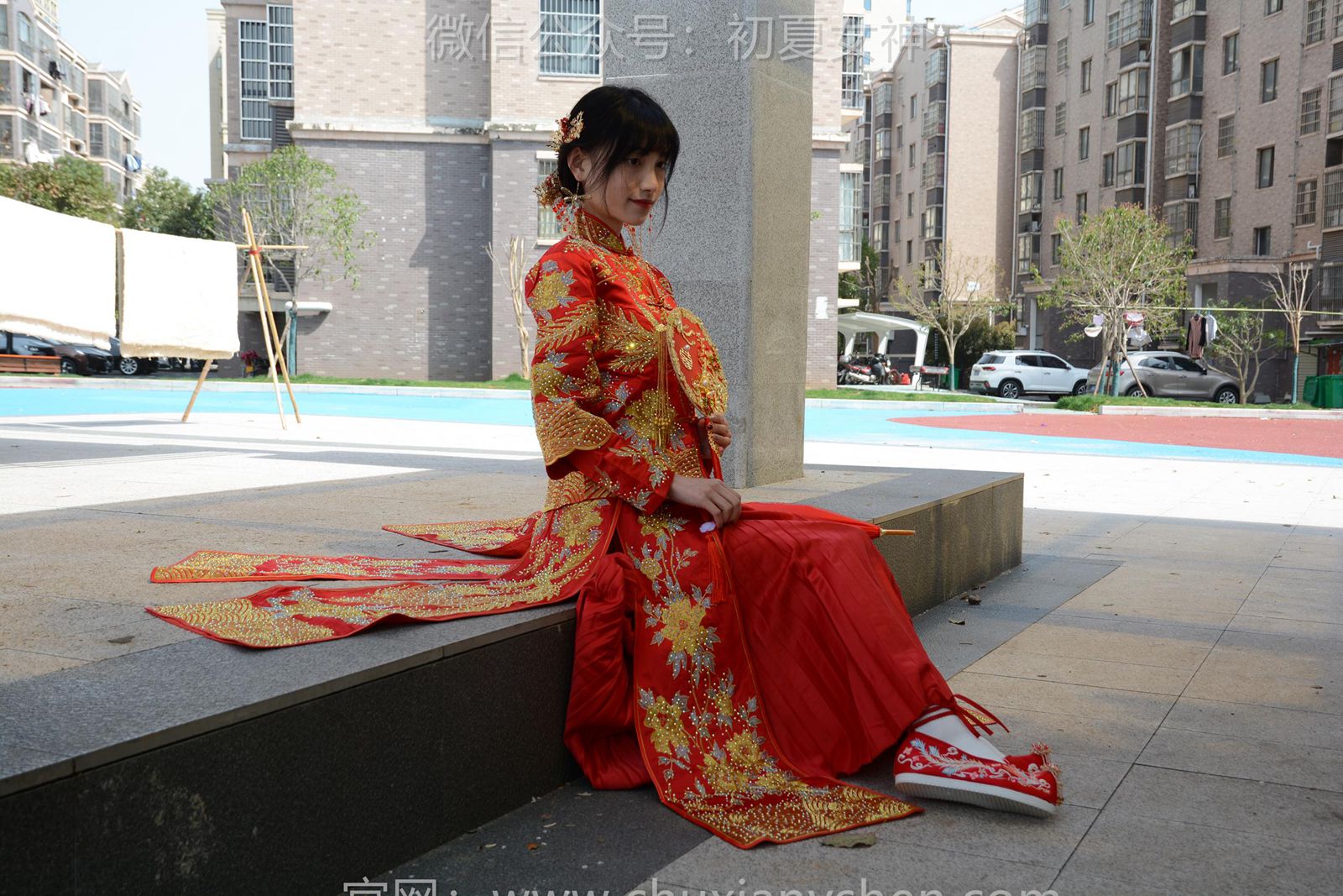 图片[94]-初夏女神 NO.169 柒柒 最美新娘[140P] – 速更版-美库