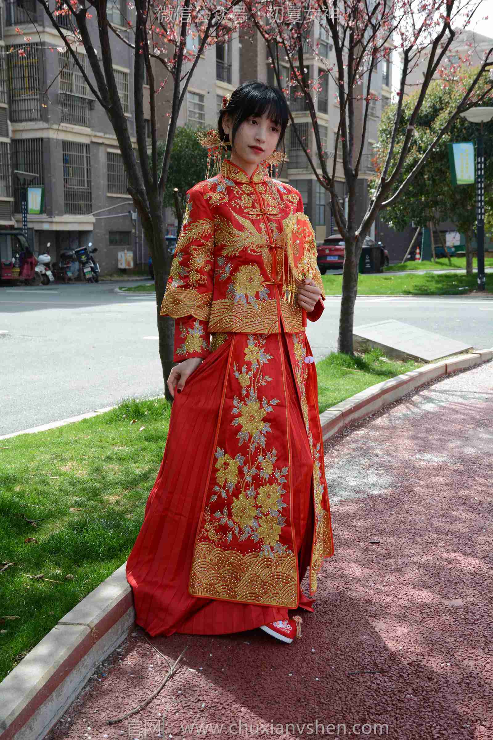 图片[104]-初夏女神 NO.169 柒柒 最美新娘[140P] – 速更版-美库