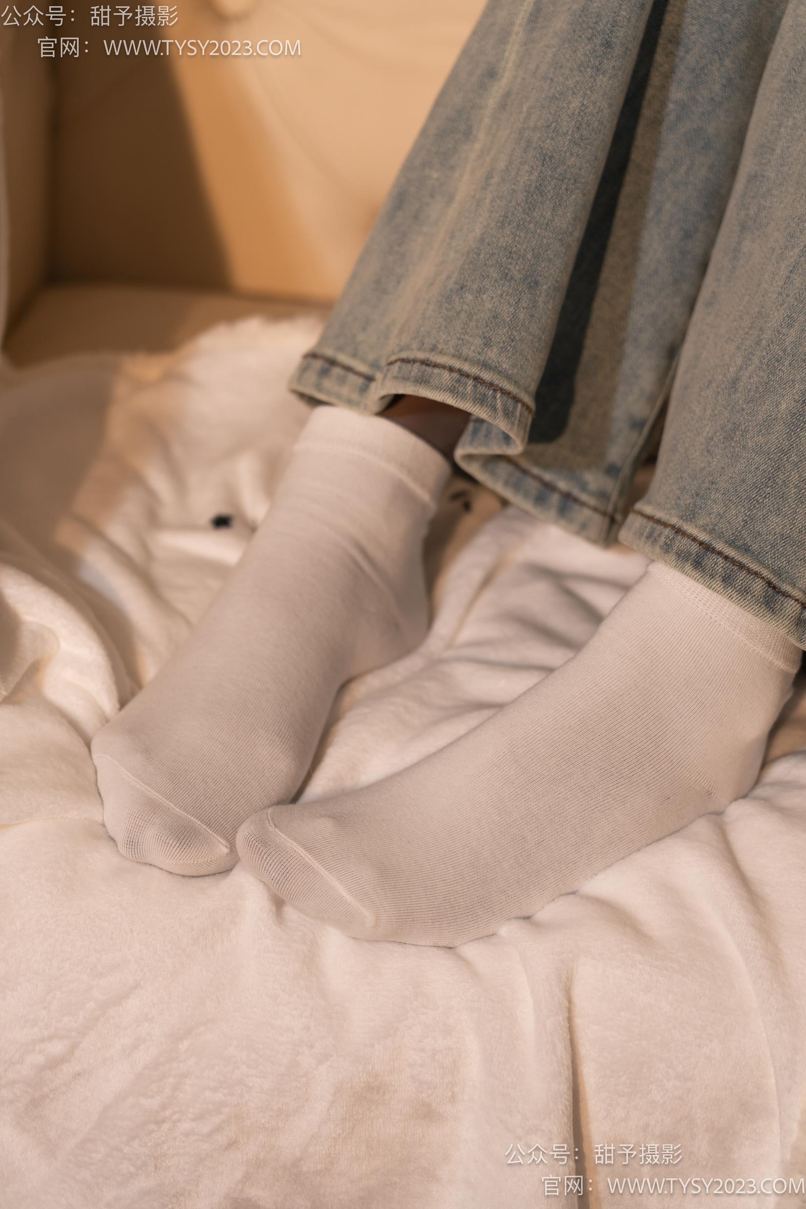 图片[110]-甜予摄影 NO.031 小野-皮鞋、白棉袜、油量灰丝[129P] – 速更版-美库