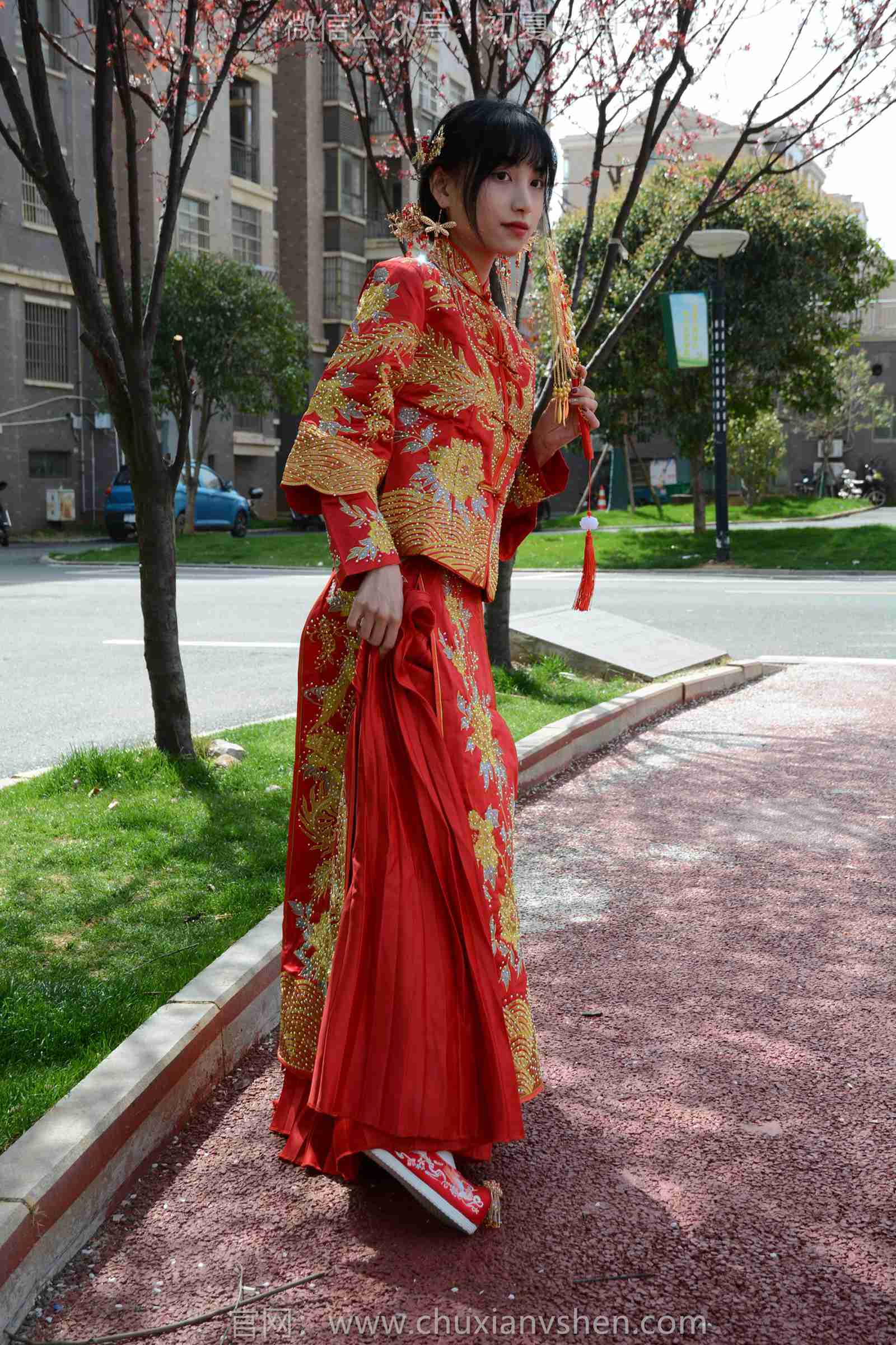 图片[109]-初夏女神 NO.169 柒柒 最美新娘[140P] – 速更版-美库