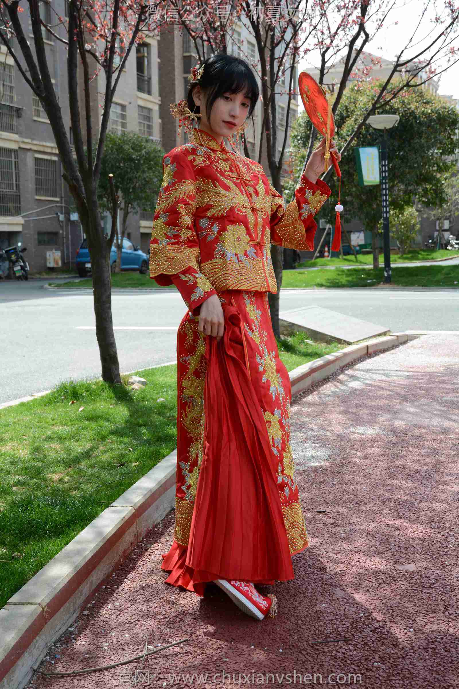 图片[110]-初夏女神 NO.169 柒柒 最美新娘[140P] – 速更版-美库