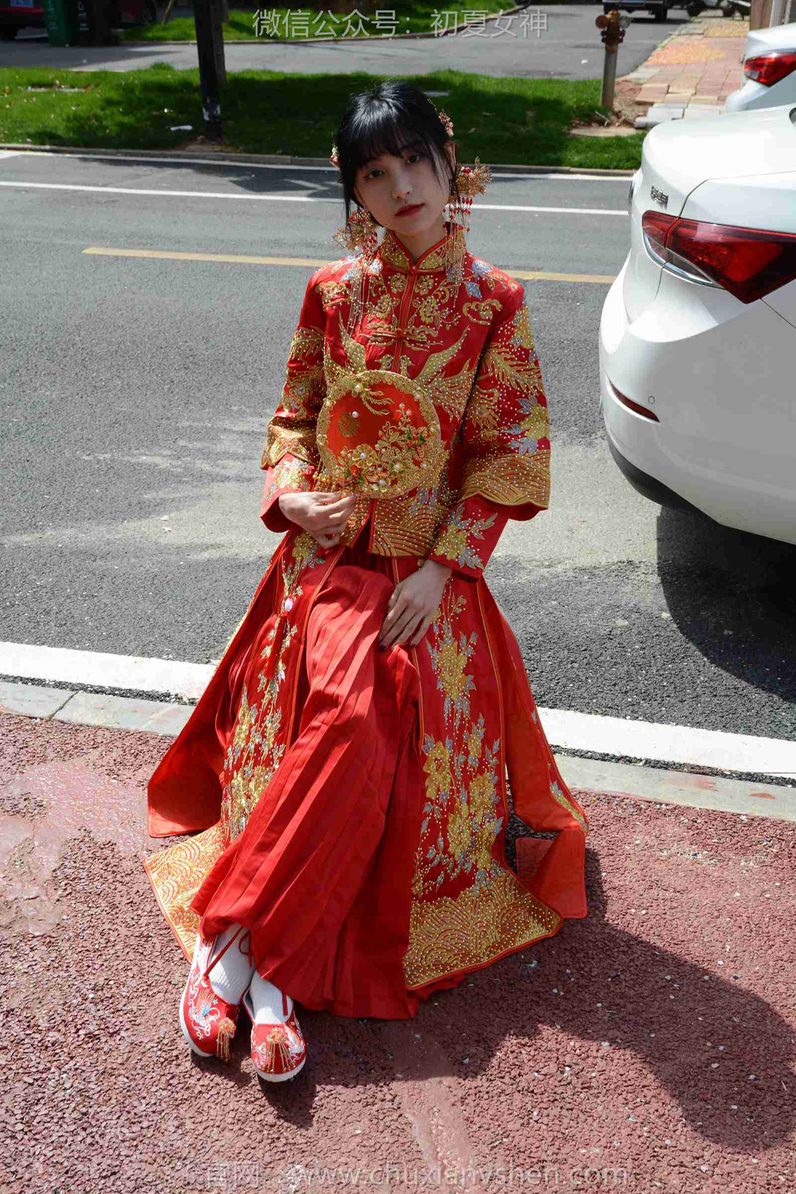 图片[117]-初夏女神 NO.169 柒柒 最美新娘[140P] – 速更版-美库