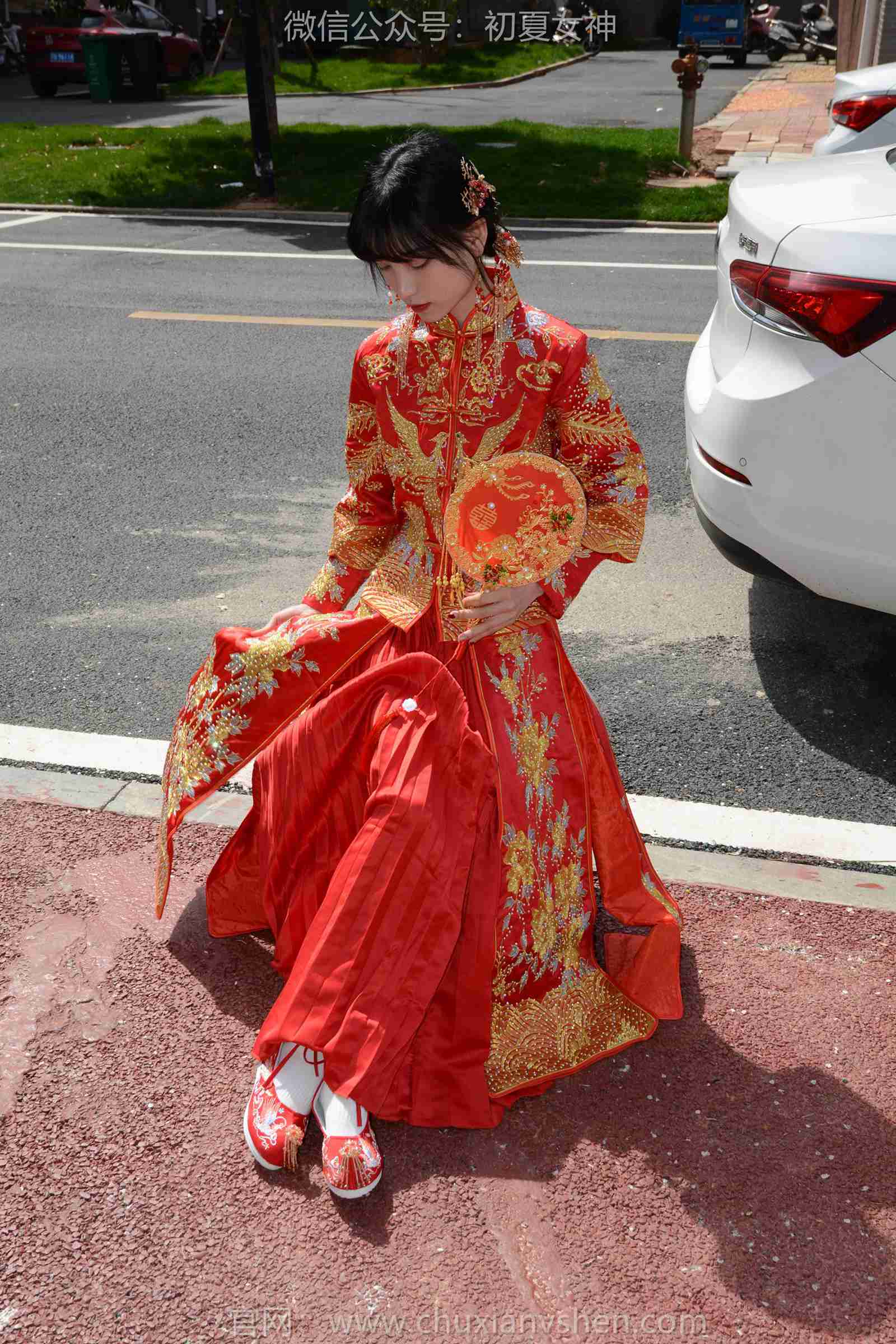 图片[118]-初夏女神 NO.169 柒柒 最美新娘[140P] – 速更版-美库