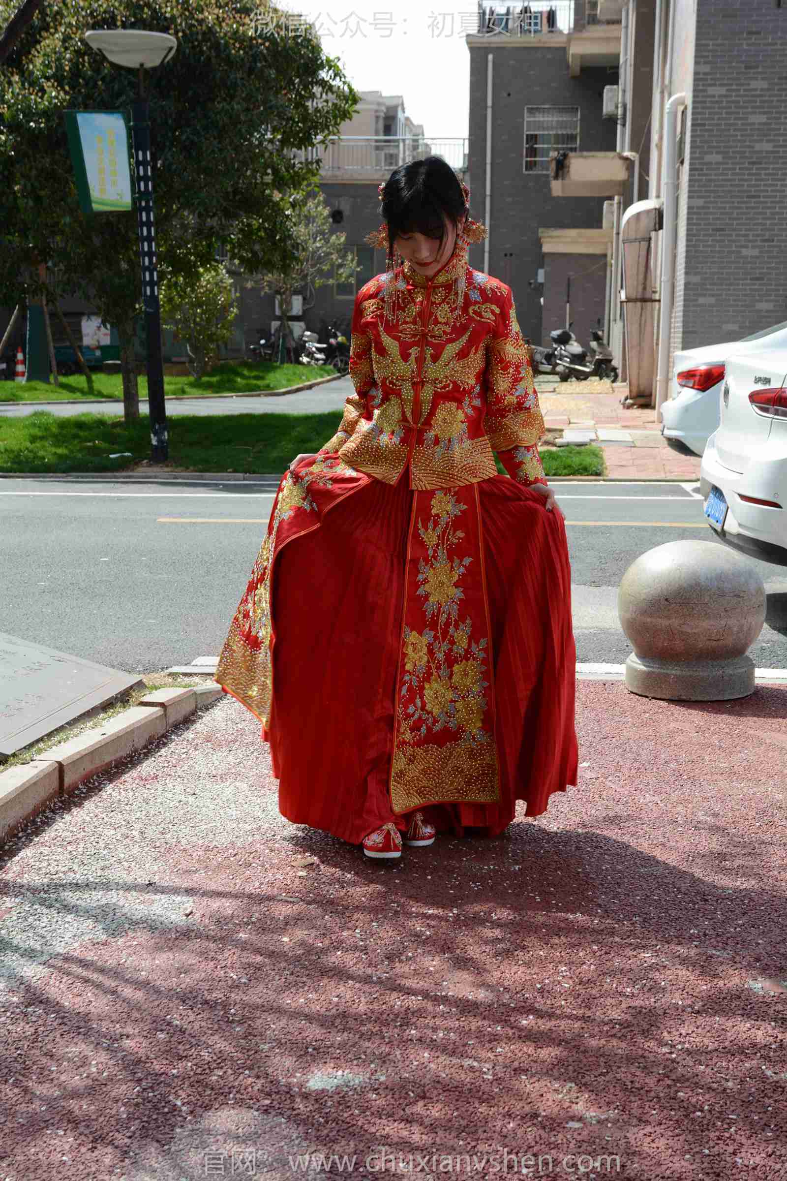 图片[120]-初夏女神 NO.169 柒柒 最美新娘[140P] – 速更版-美库