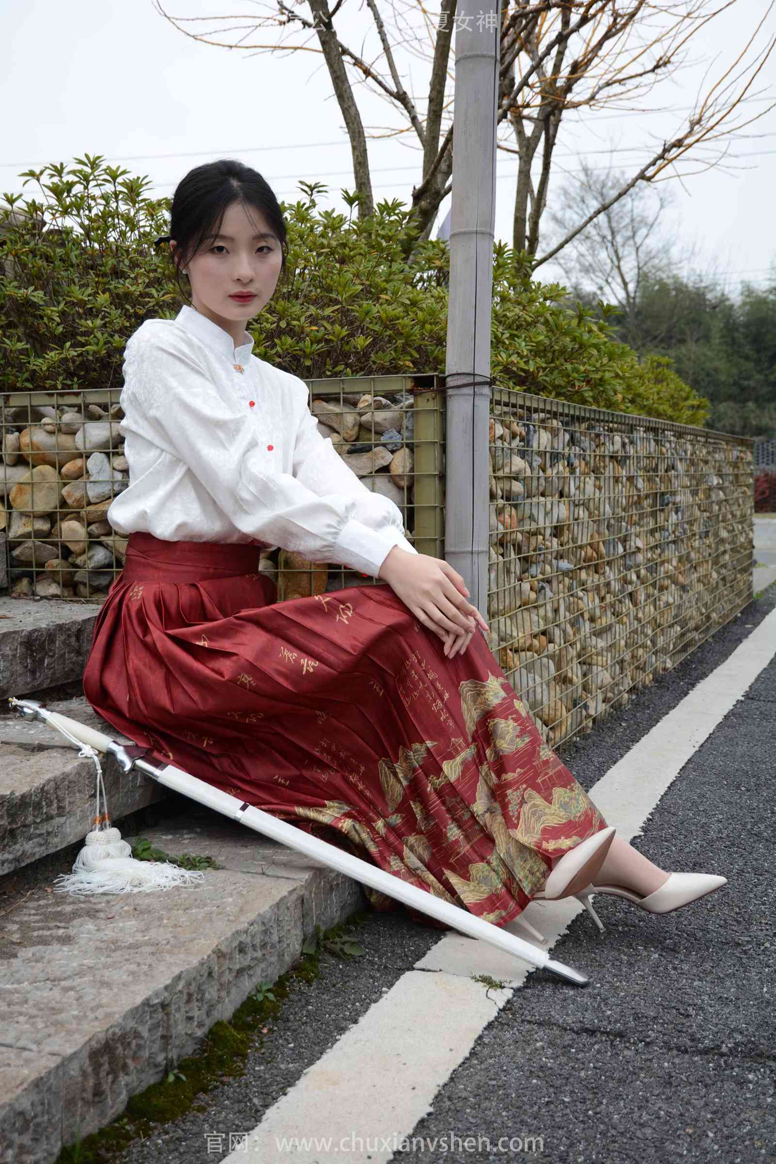 图片[35]-初夏女神 NO.170 安妮 御剑飞行[140P] – 速更版-美库