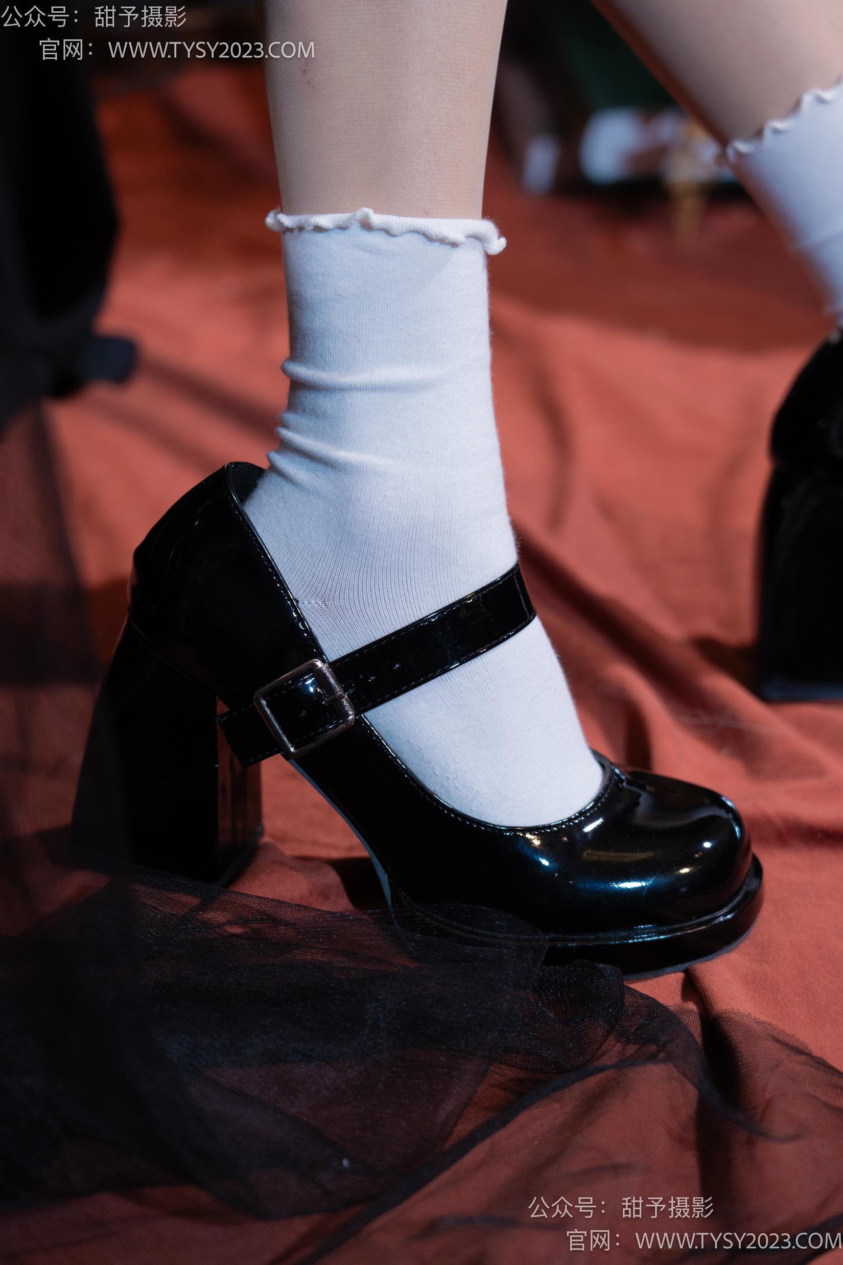 图片[78]-甜予摄影 NO.032 澜澜-皮鞋、白棉袜、肉丝[133P] – 速更版-美库