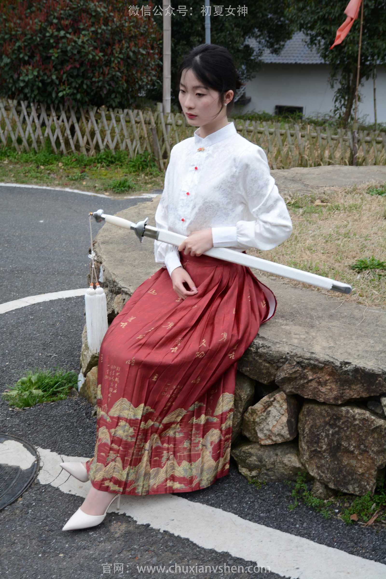 图片[52]-初夏女神 NO.170 安妮 御剑飞行[140P] – 速更版-美库