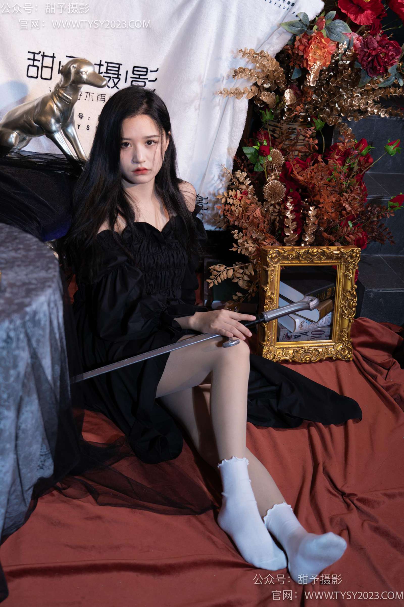 图片[132]-甜予摄影 NO.032 澜澜-皮鞋、白棉袜、肉丝[133P] – 速更版-美库