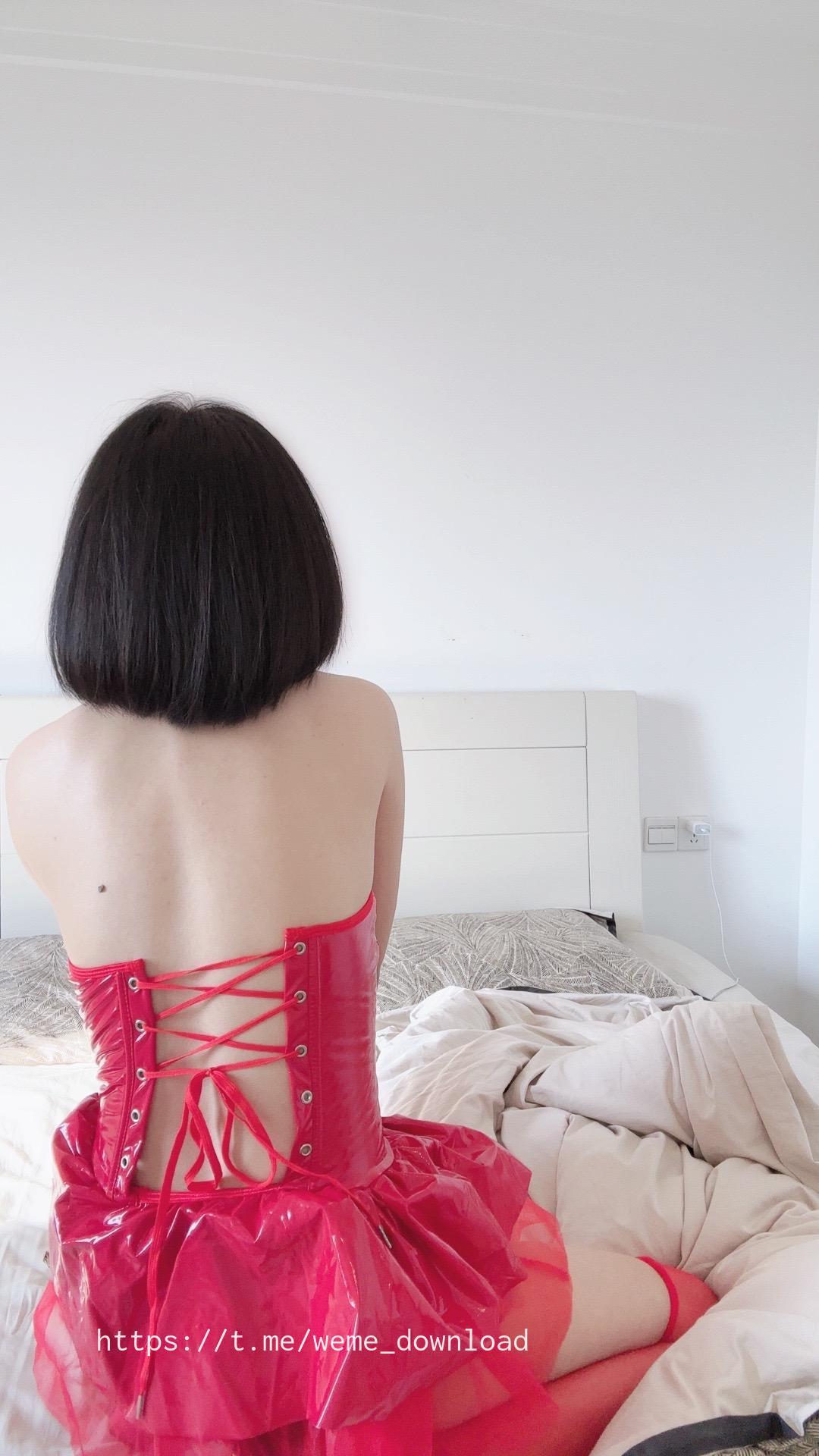 图片[18]-动漫博主@胜利的小生活微密圈系列 -嘉宾-红丝白丝猫儿[22P] – 速更版-美库