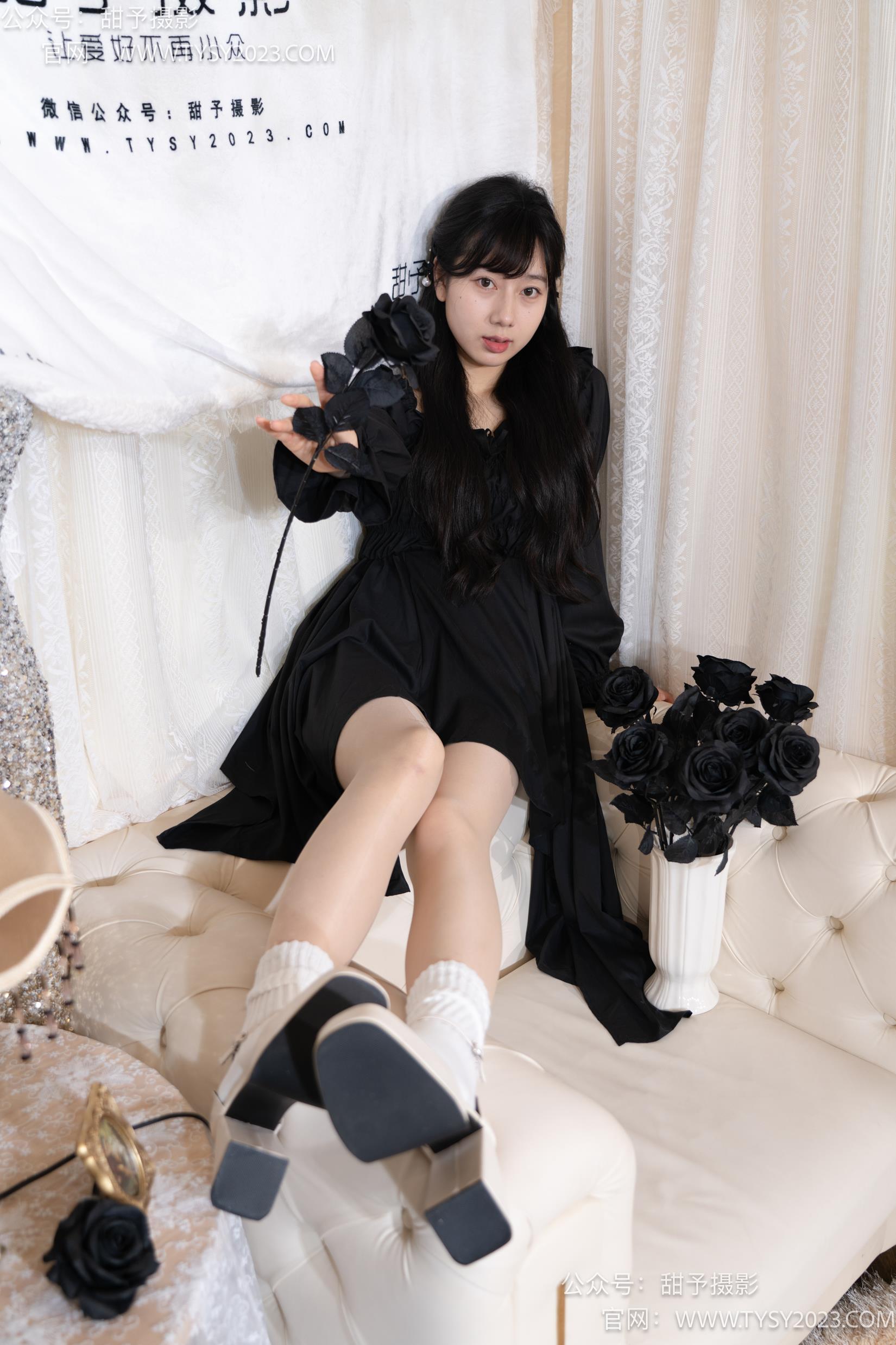 图片[11]-甜予摄影 NO.034 鱼鱼-高跟鞋、白棉袜、肉丝[129P] – 速更版-美库