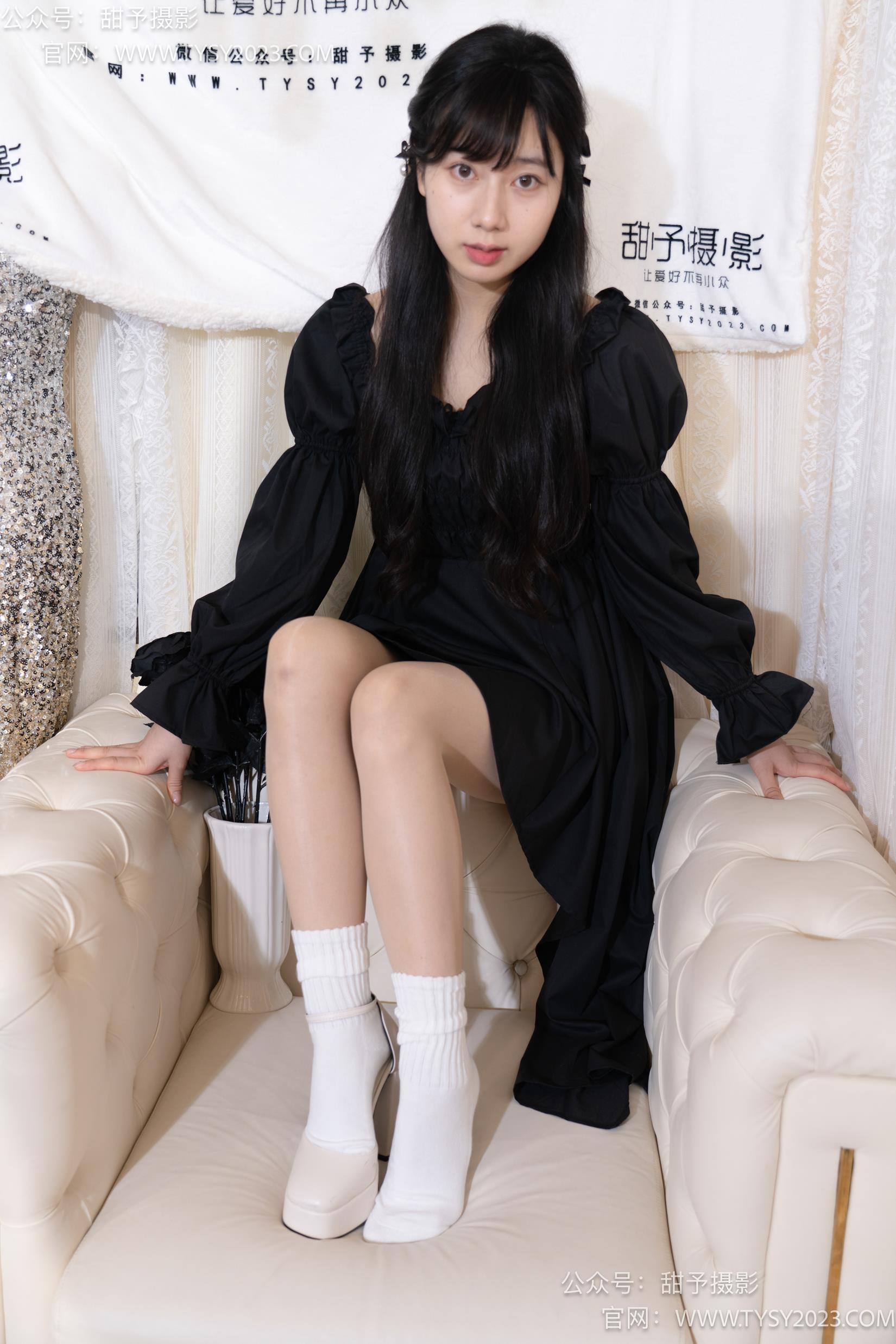 图片[30]-甜予摄影 NO.034 鱼鱼-高跟鞋、白棉袜、肉丝[129P] – 速更版-美库