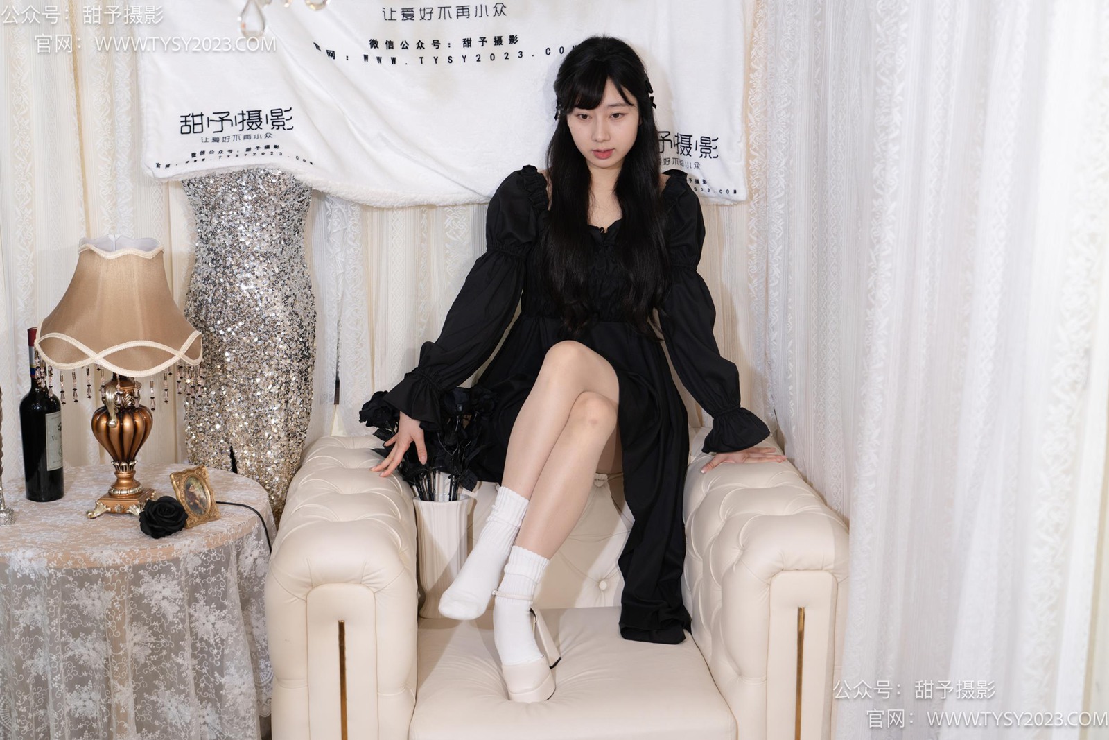 图片[32]-甜予摄影 NO.034 鱼鱼-高跟鞋、白棉袜、肉丝[129P] – 速更版-美库