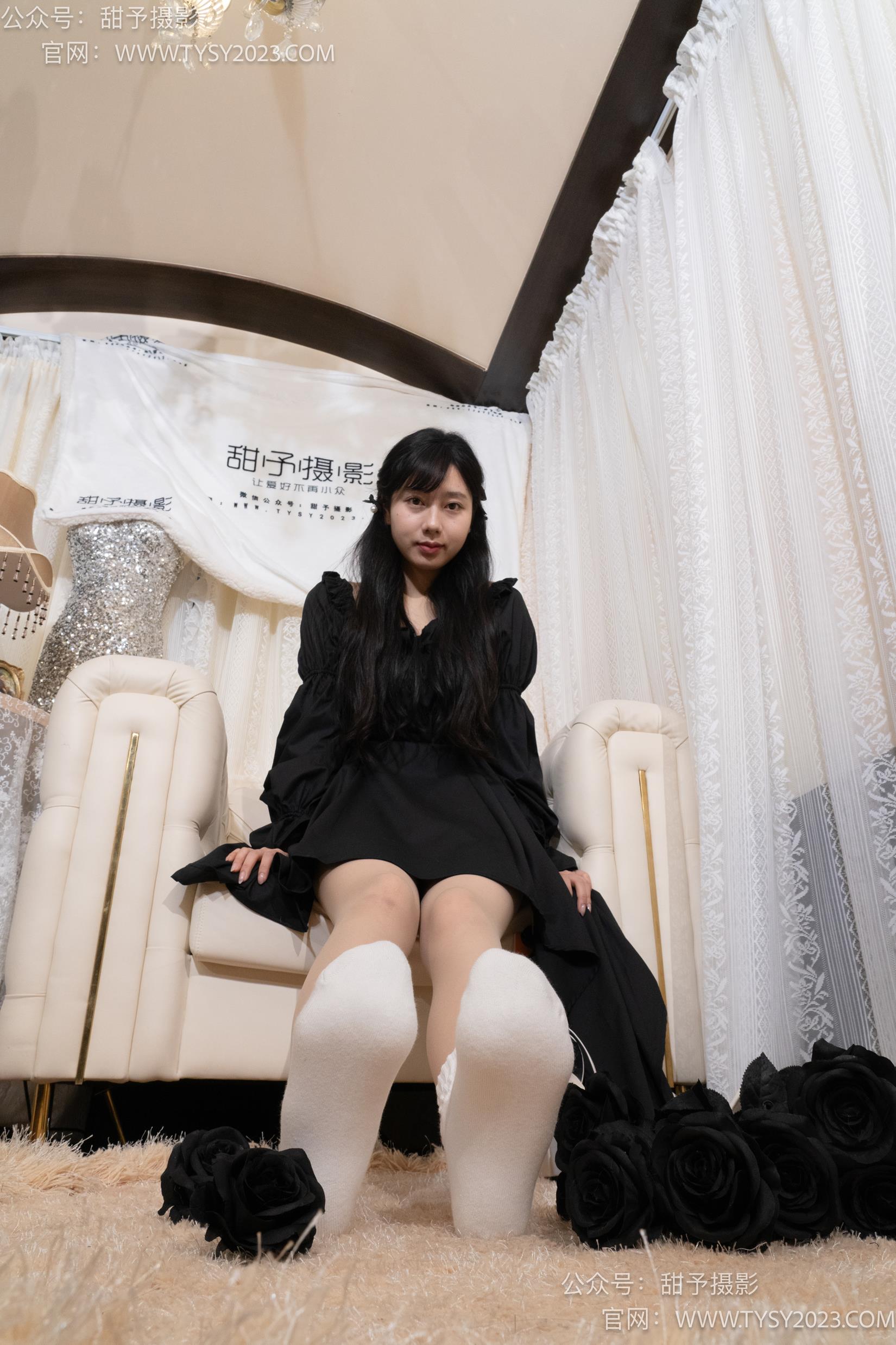 图片[47]-甜予摄影 NO.034 鱼鱼-高跟鞋、白棉袜、肉丝[129P] – 速更版-美库