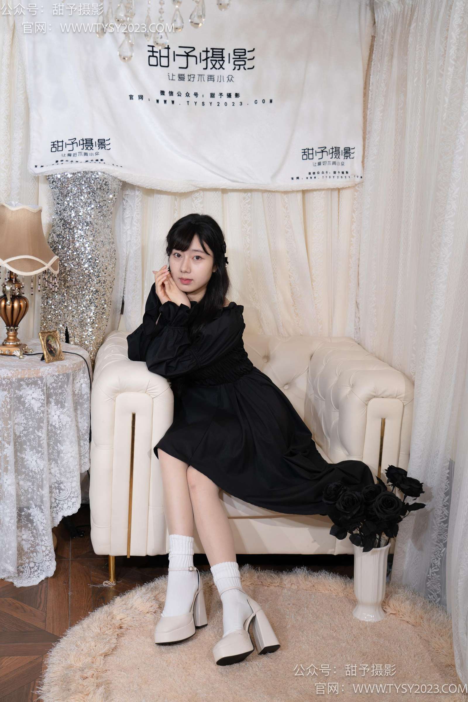 图片[121]-甜予摄影 NO.034 鱼鱼-高跟鞋、白棉袜、肉丝[129P] – 速更版-美库