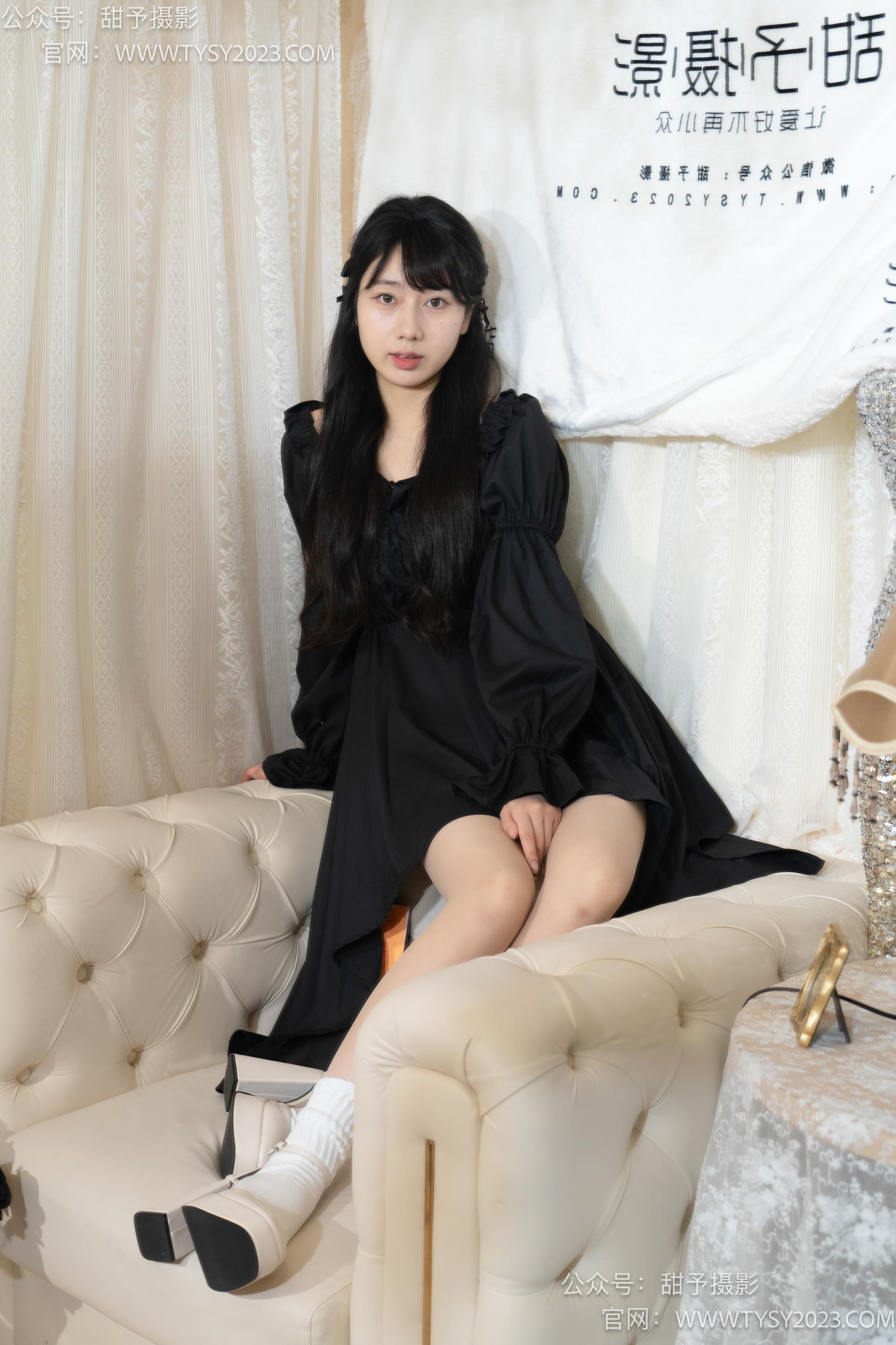 图片[130]-甜予摄影 NO.034 鱼鱼-高跟鞋、白棉袜、肉丝[129P] – 速更版-美库