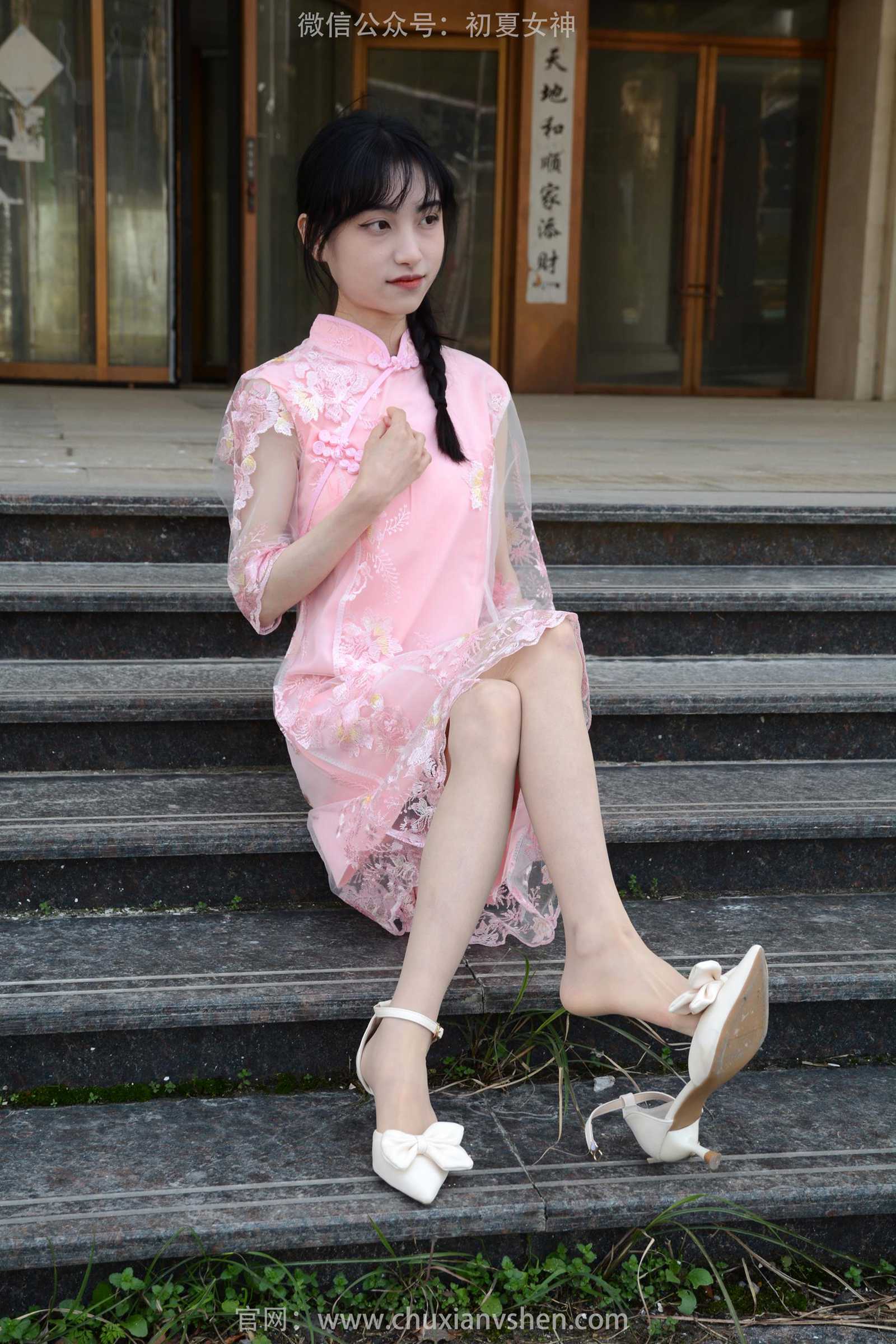 图片[100]-初夏女神 NO.172 柒柒 旗袍废墟[140P] – 速更版-美库