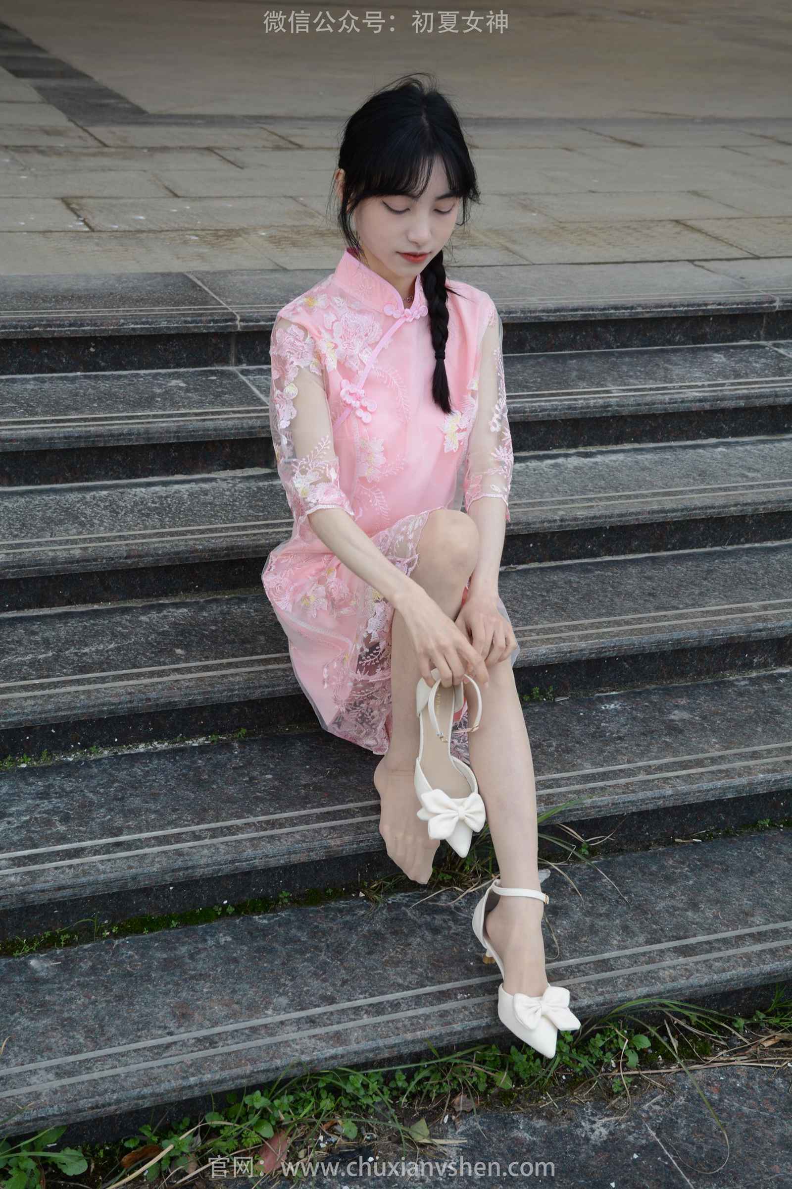 图片[111]-初夏女神 NO.172 柒柒 旗袍废墟[140P] – 速更版-美库