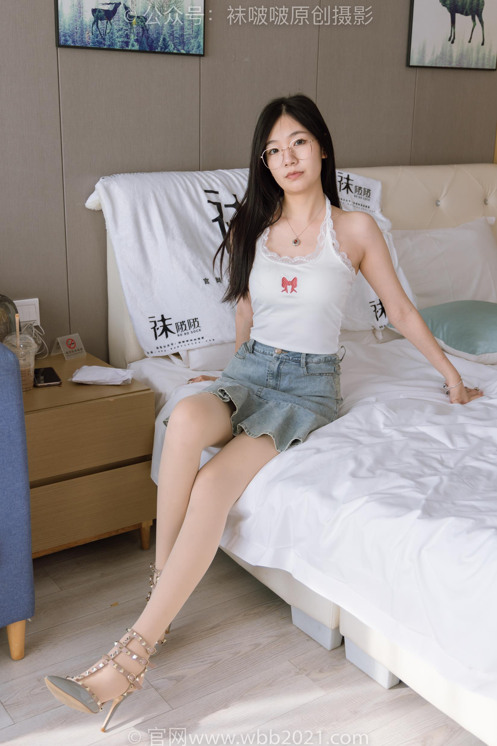 图片[149]-[BoBoSocks袜啵啵]NO.408 小甜豆-高跟鞋、厚肉丝、丝袜和裸足踩奶油蛋糕和泡芙剧情[157P] – 速更版-美库