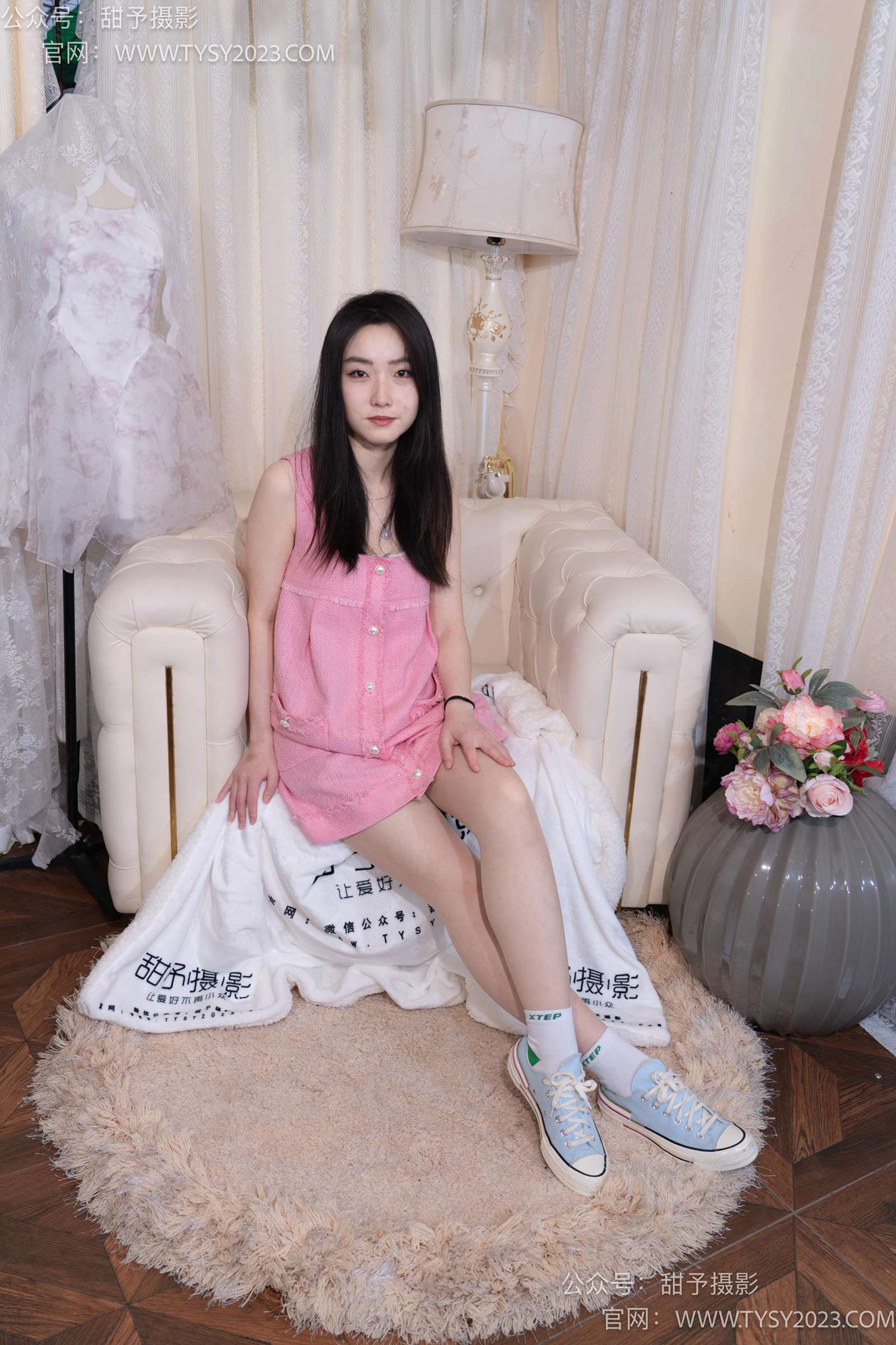 图片[26]-甜予摄影 NO.035 栗栗-帆布鞋、白棉袜、肉丝[128P] – 速更版-美库