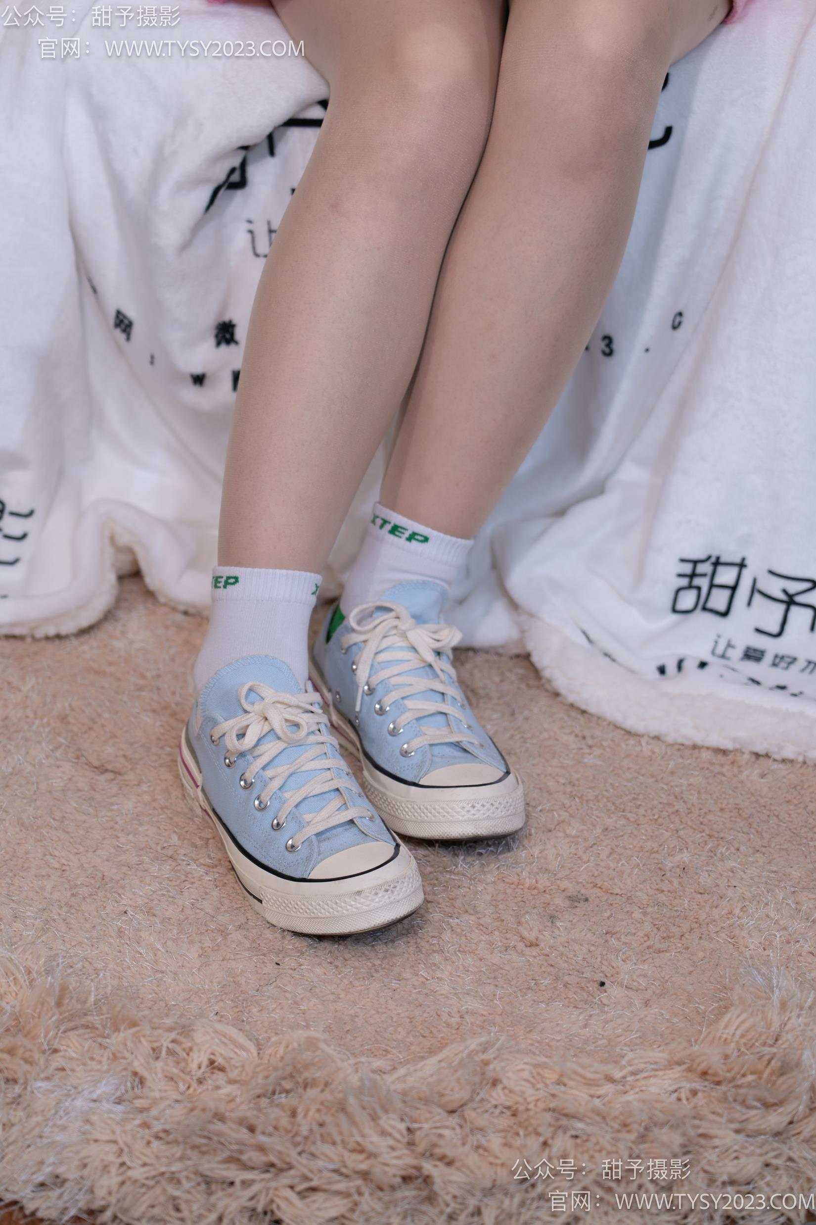 图片[29]-甜予摄影 NO.035 栗栗-帆布鞋、白棉袜、肉丝[128P] – 速更版-美库