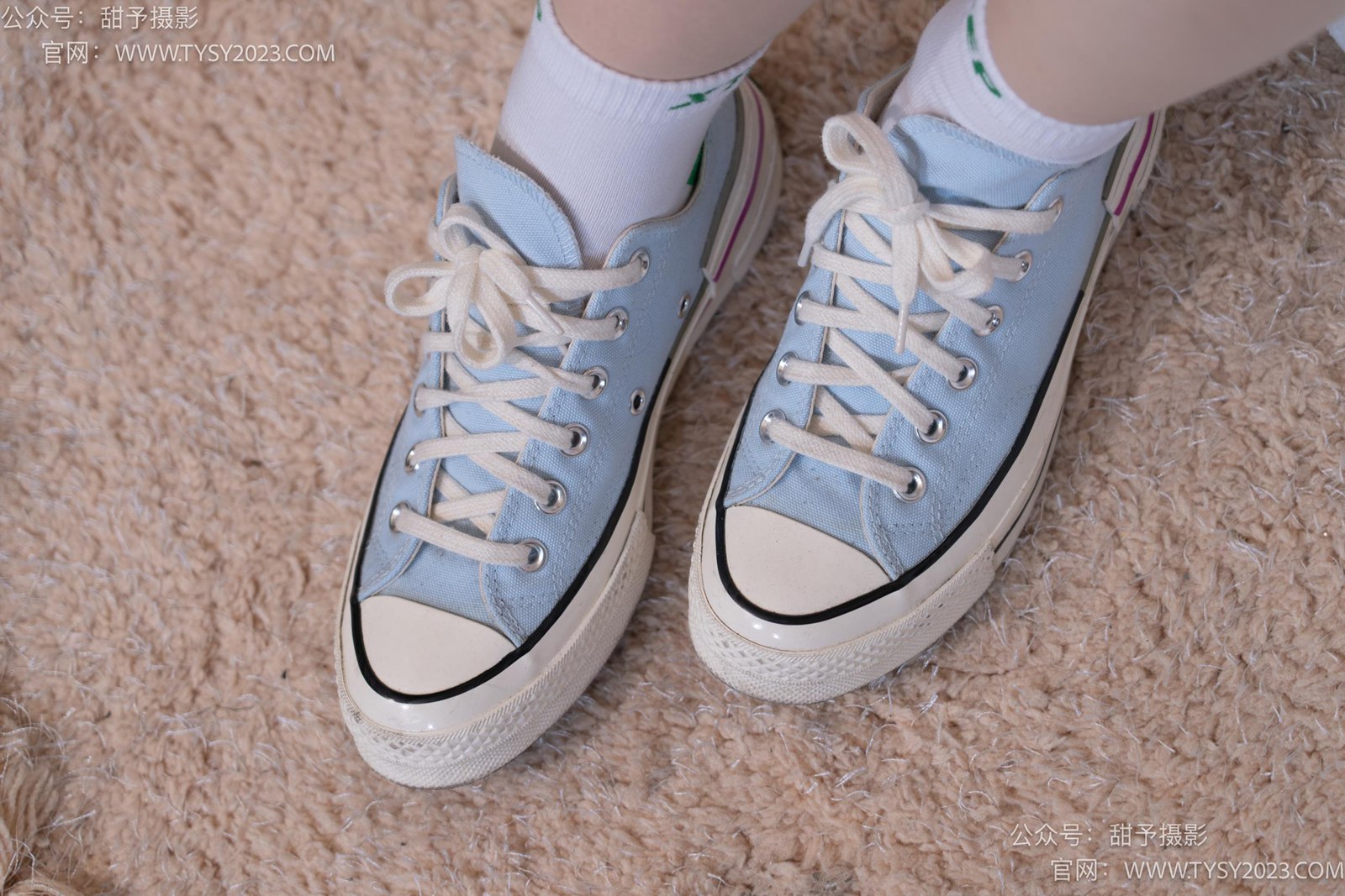 图片[30]-甜予摄影 NO.035 栗栗-帆布鞋、白棉袜、肉丝[128P] – 速更版-美库